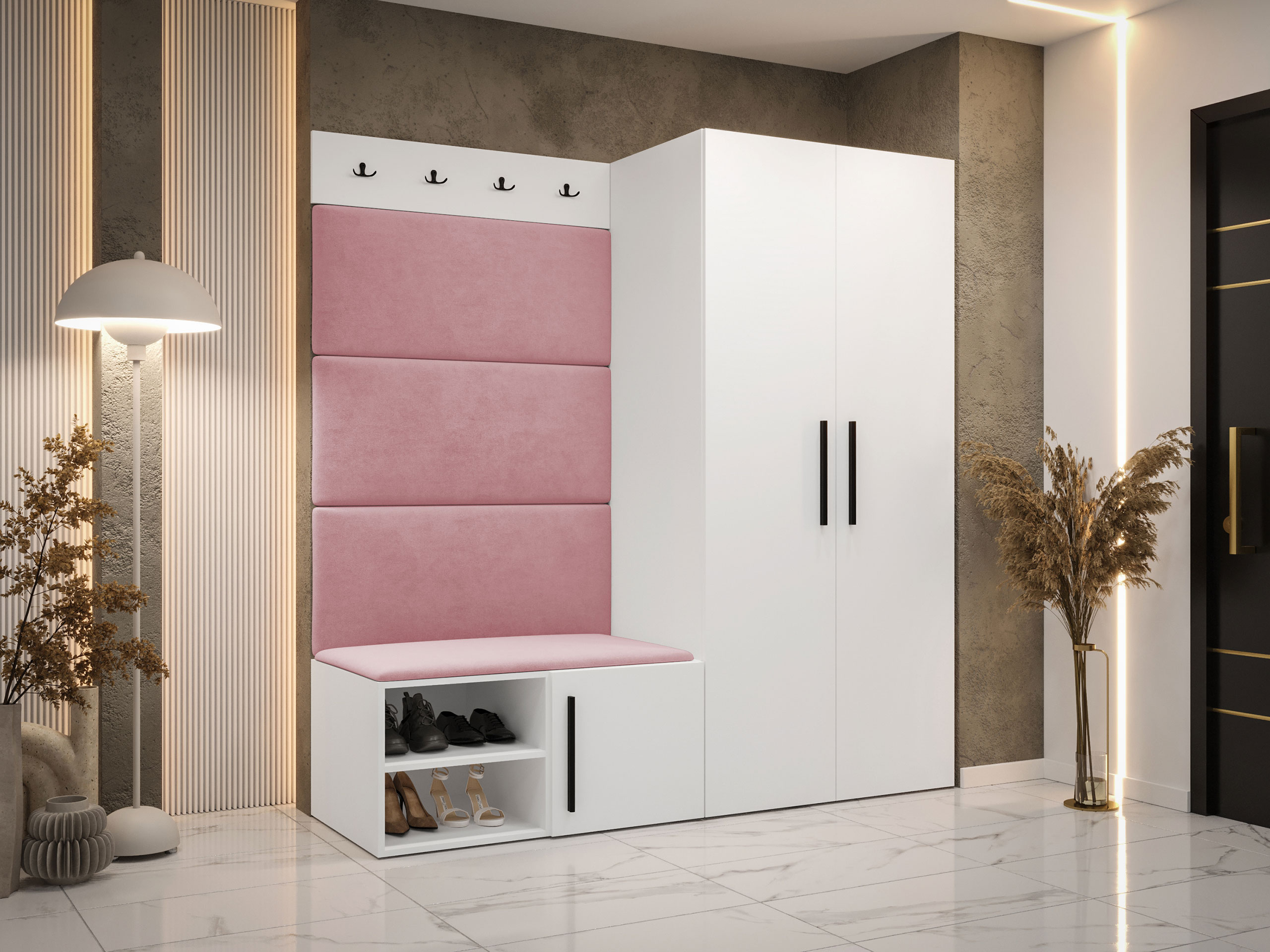 Előszoba garnitúra Hartford 526 (Fehér)