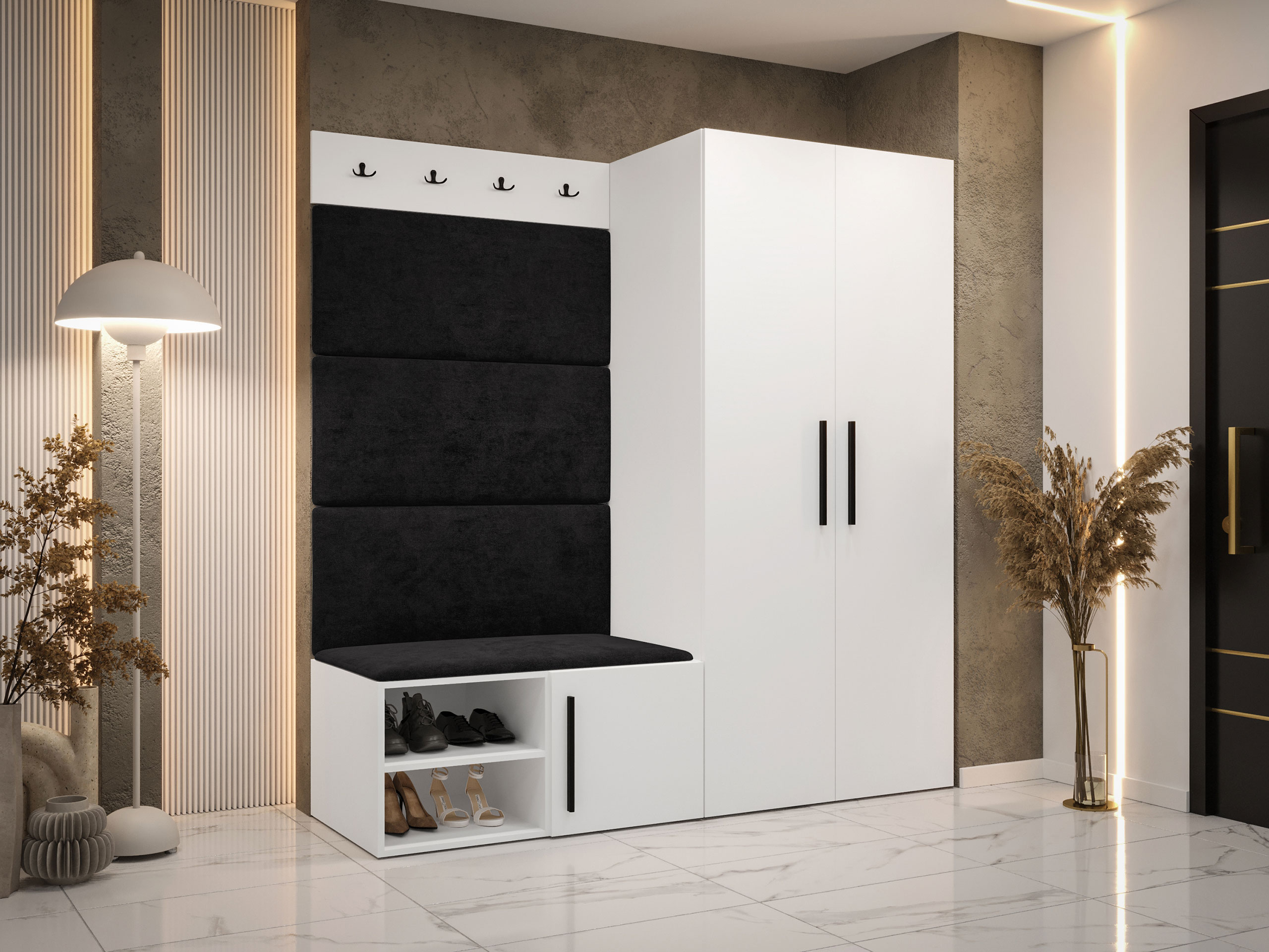 Előszoba garnitúra Hartford 526 (Fehér)