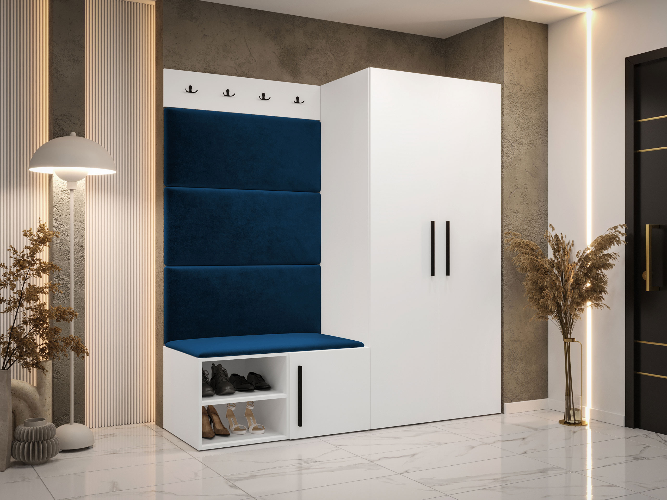 Előszoba garnitúra Hartford 526 (Fehér)