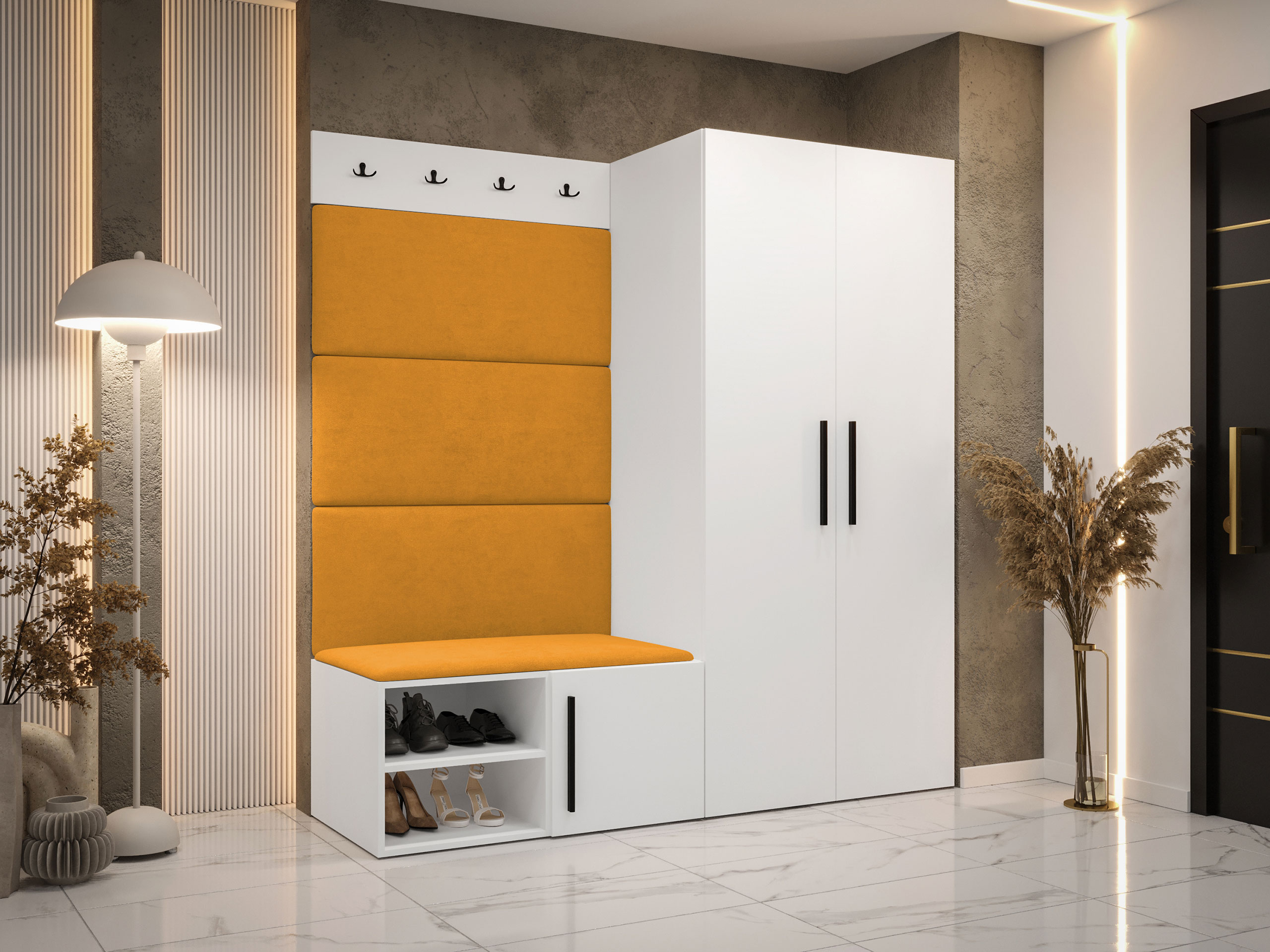 Előszoba garnitúra Hartford 526 (Fehér)