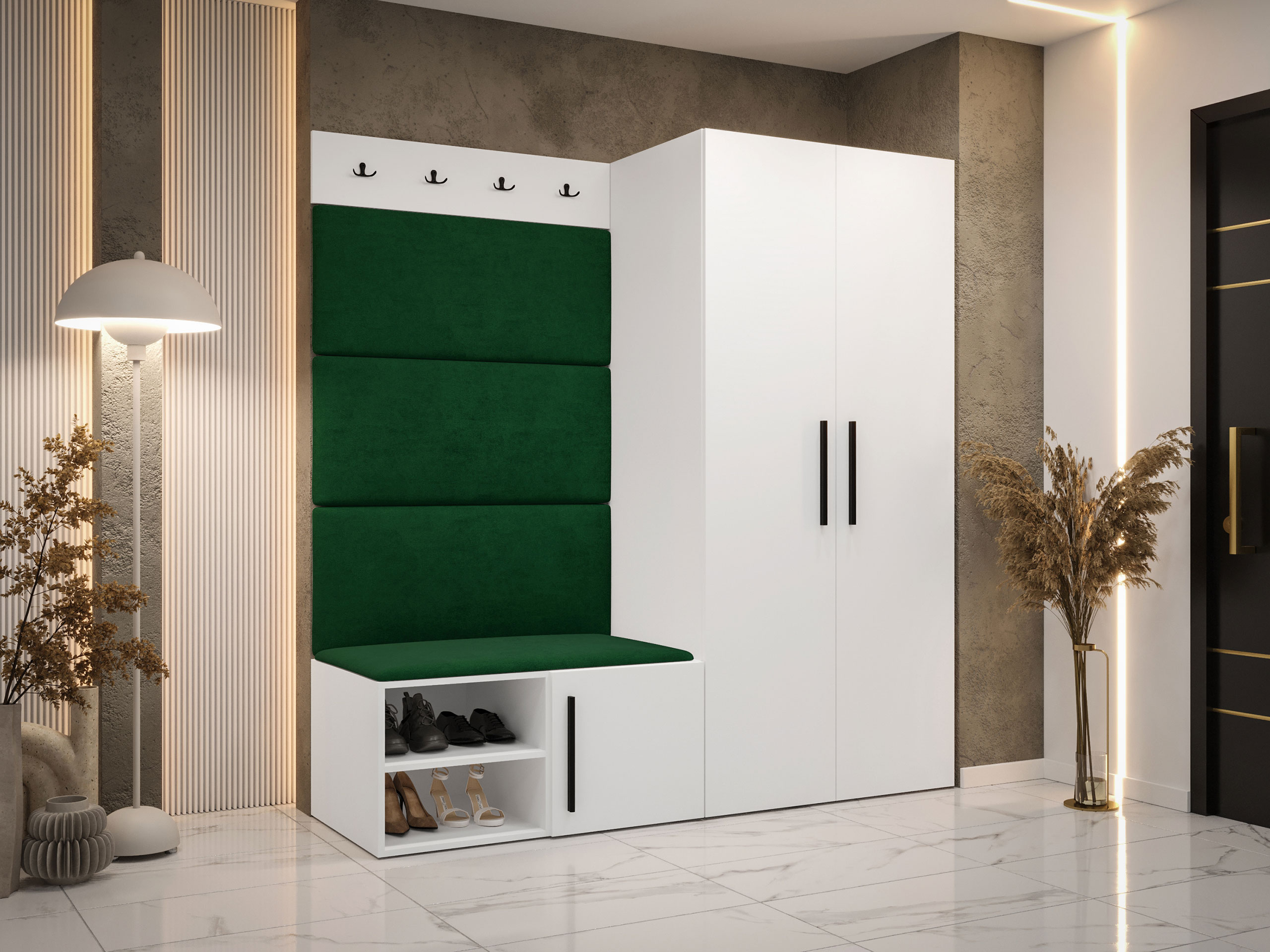 Előszoba garnitúra Hartford 526 (Fehér)