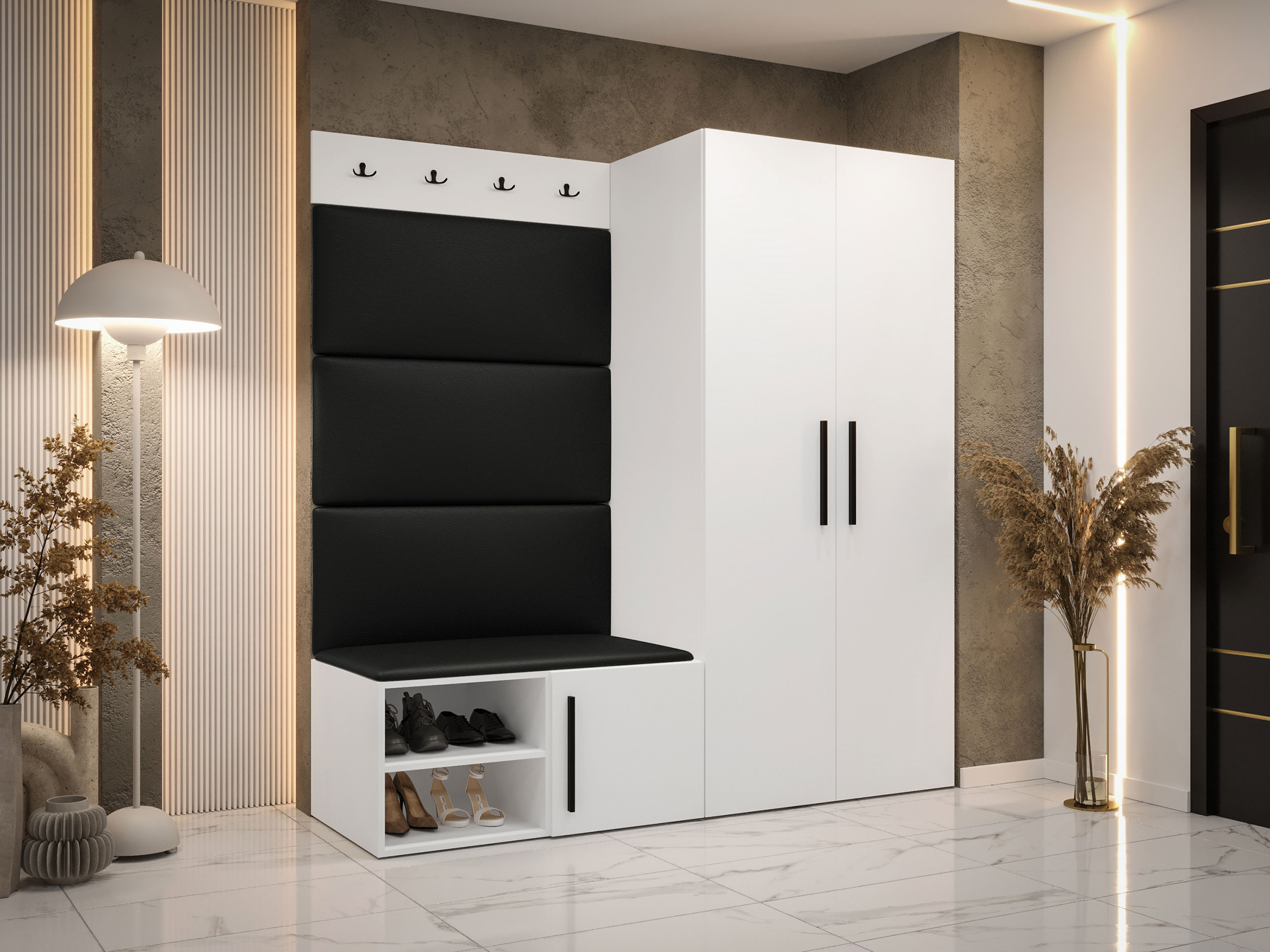 Előszoba garnitúra Hartford 526 (Fehér)