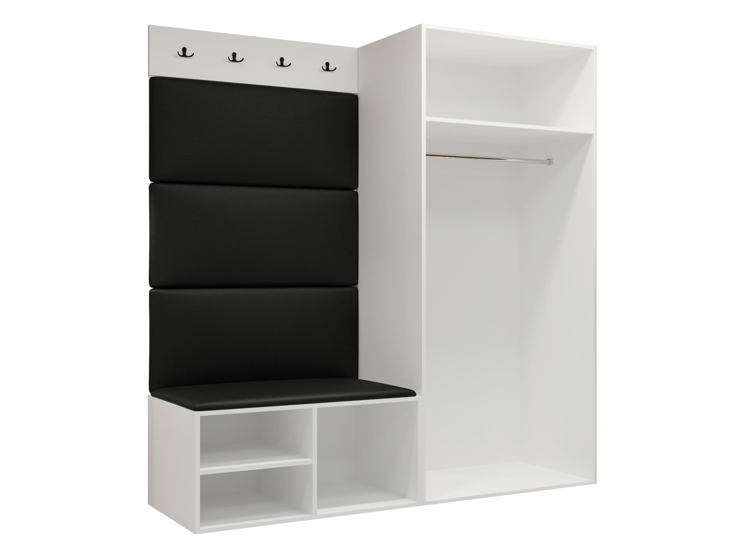 Előszoba garnitúra Hartford 526 (Fehér)