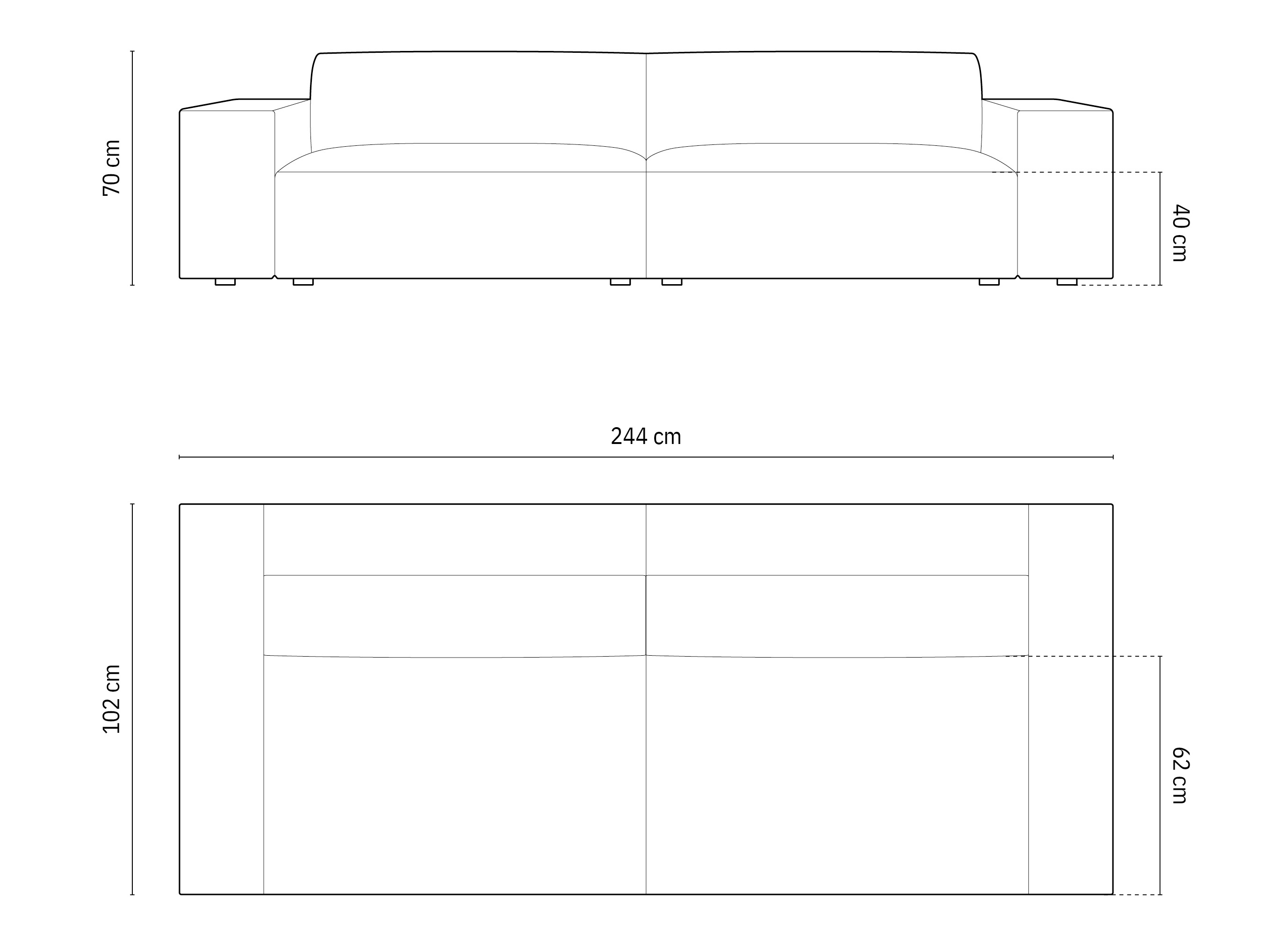 Kanapé Lomcalu 105 (Megan 363)