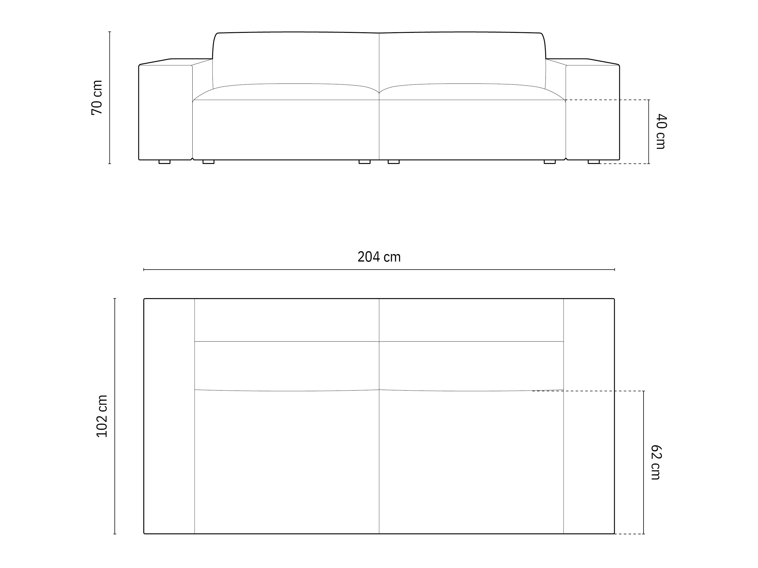 Kanapé Lomcalu 107 (Bluvel 13)