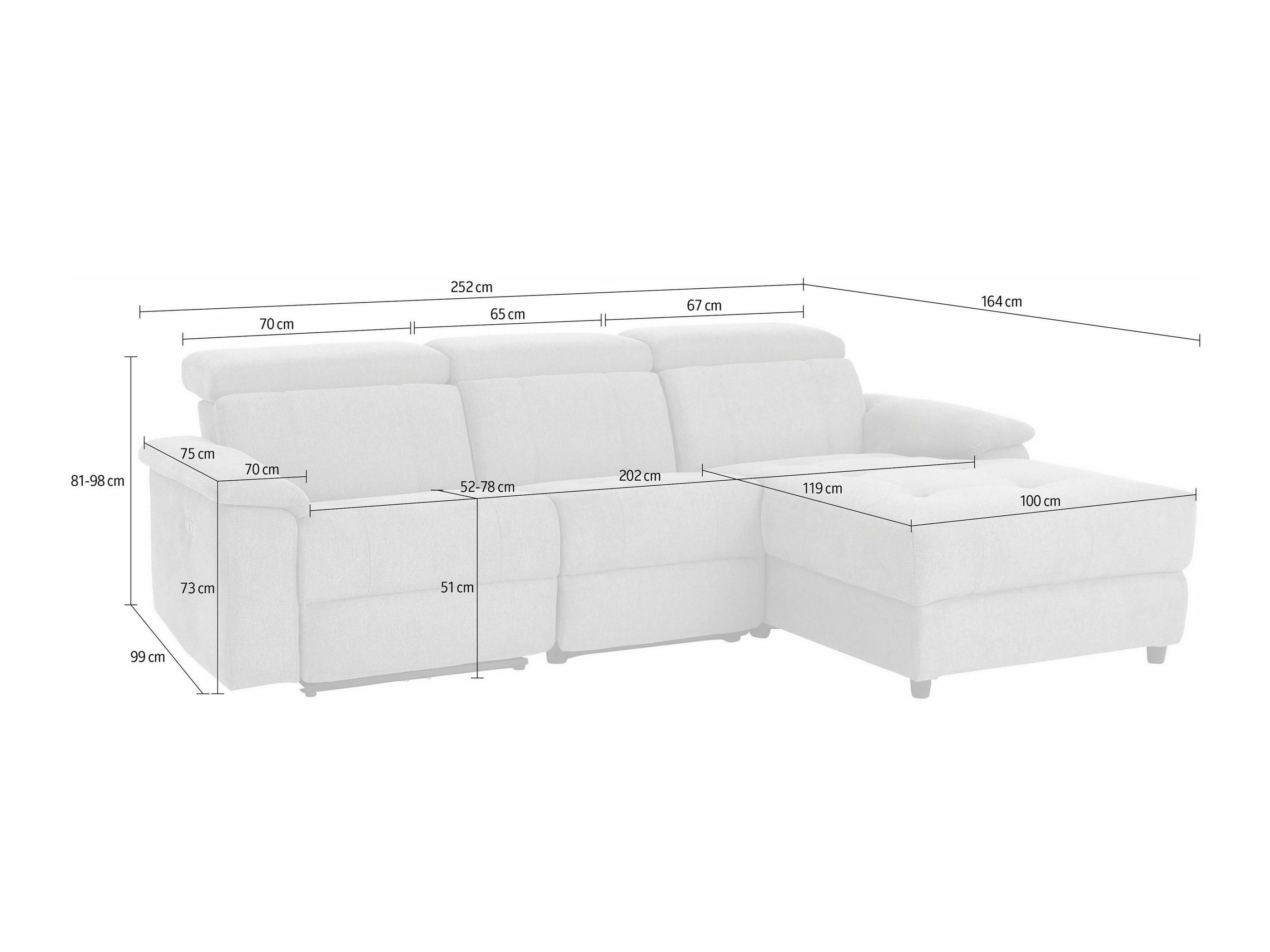 Relax sarokkanapé Denton 1503 (Szürke)