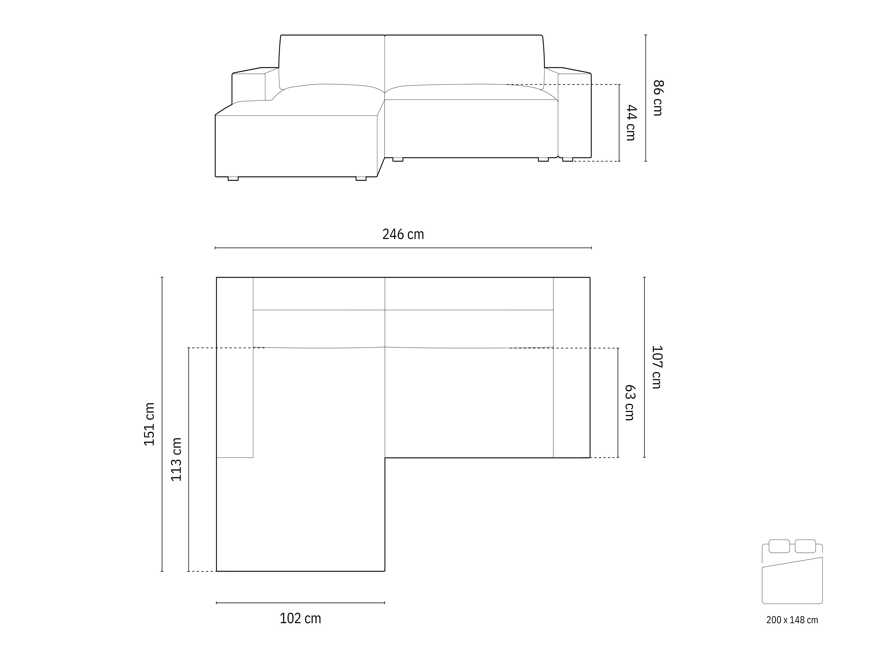 Sarokkanapé Lomcalu 113 (Megan 363)