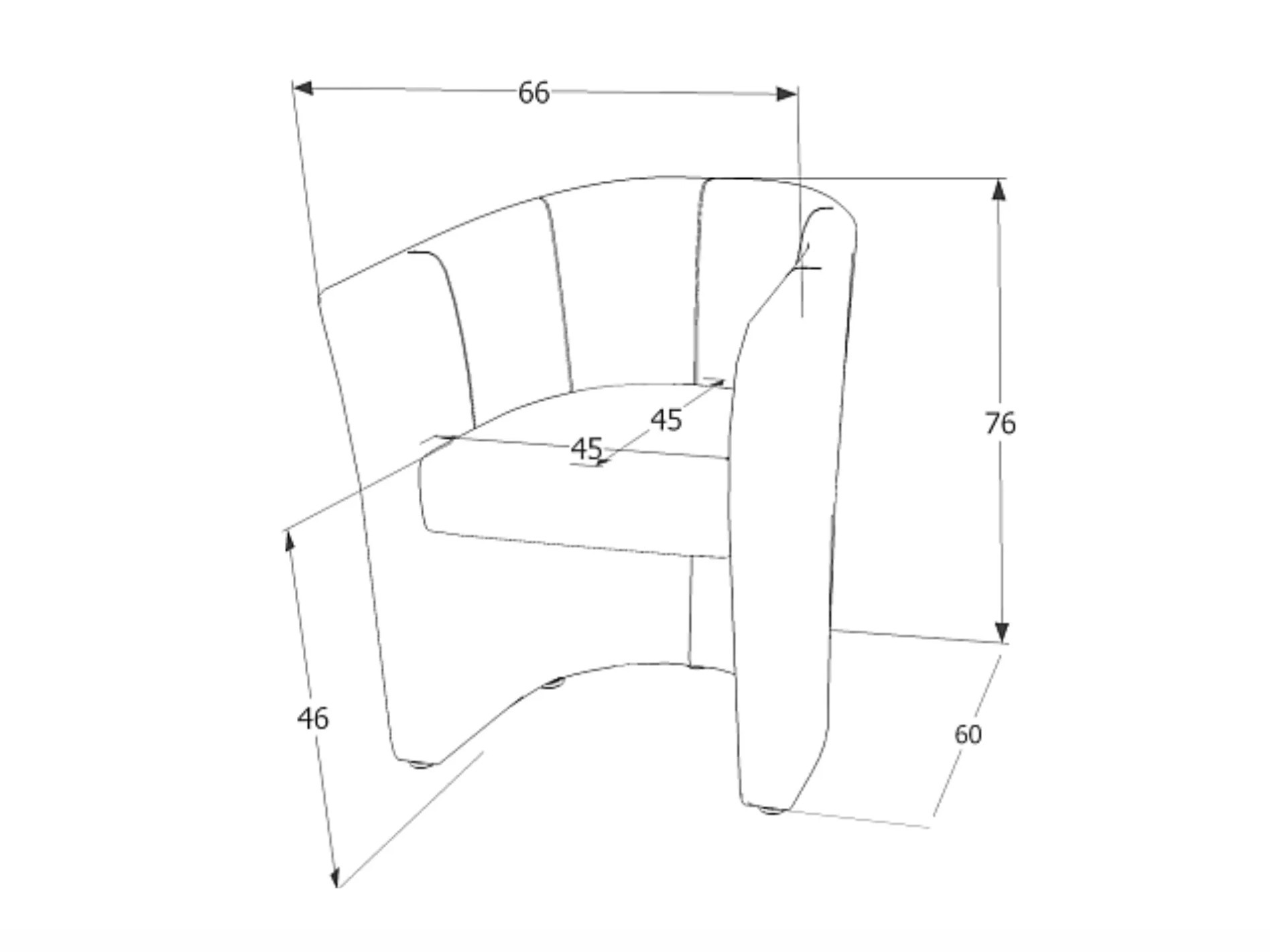 Fotel Detroit 854 (Piros)