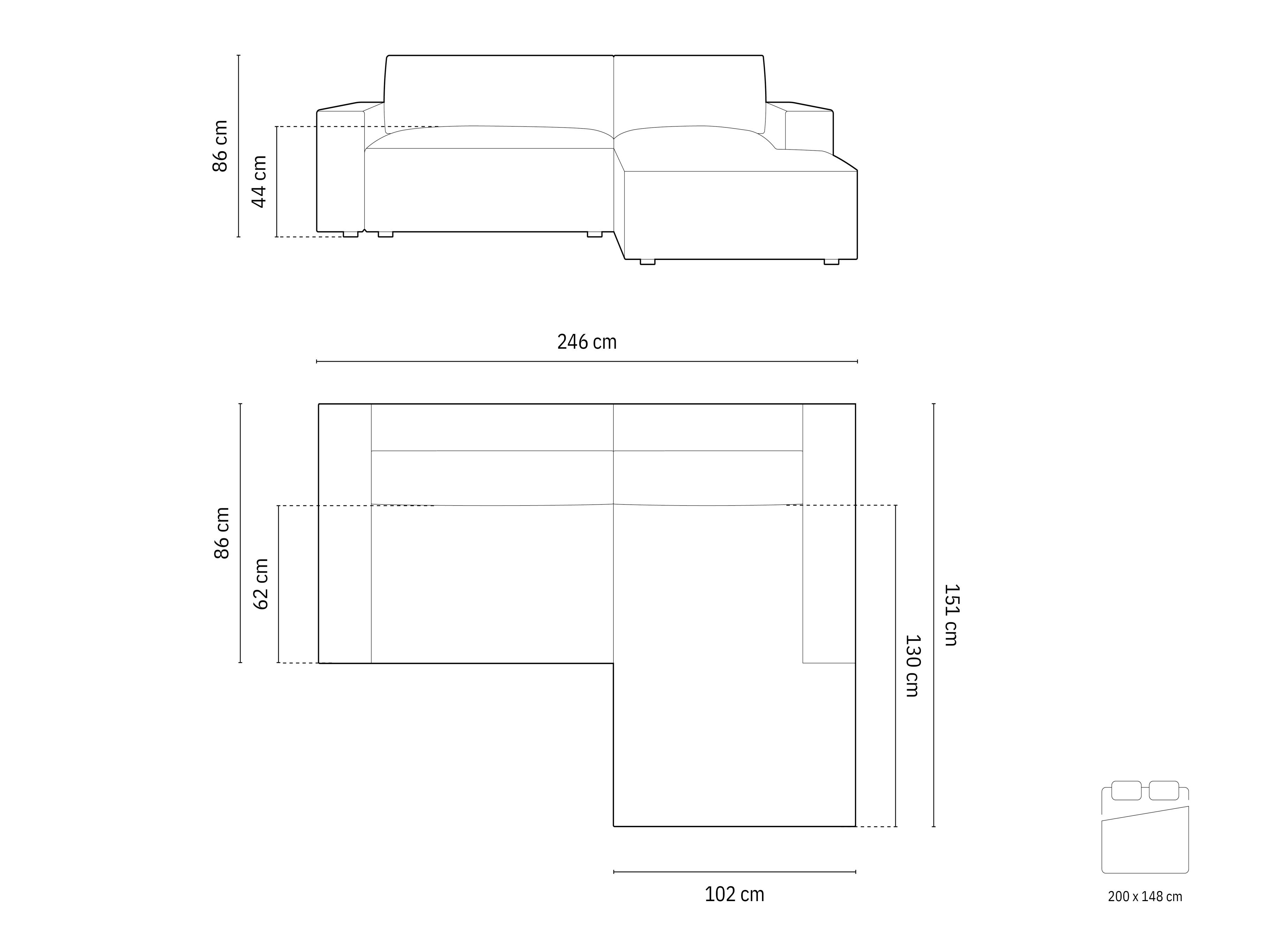 Sarokkanapé Lomcalu 113 (Baloo 2090)