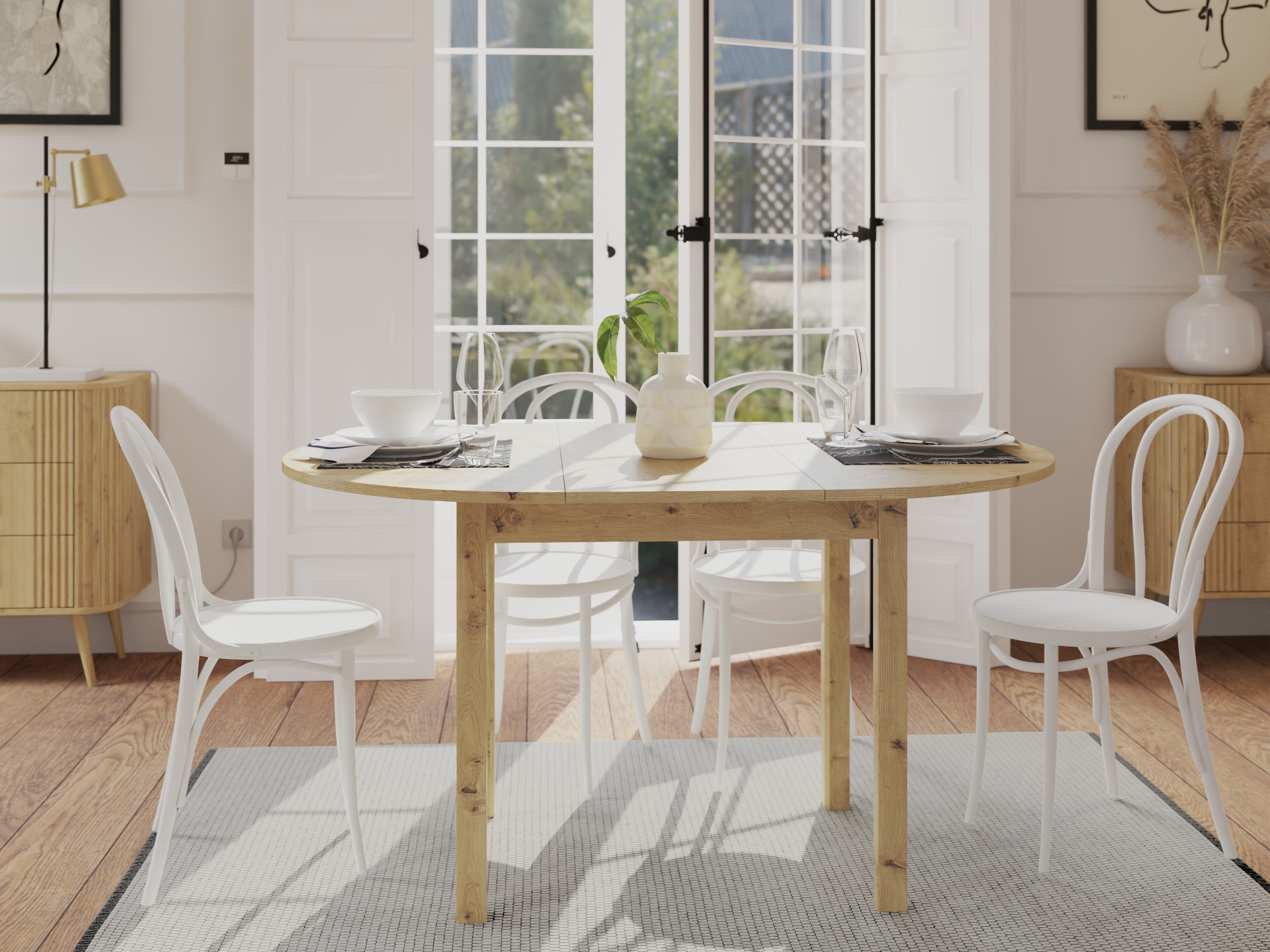 Asztal Bristol 226 (Artisan tölgy)