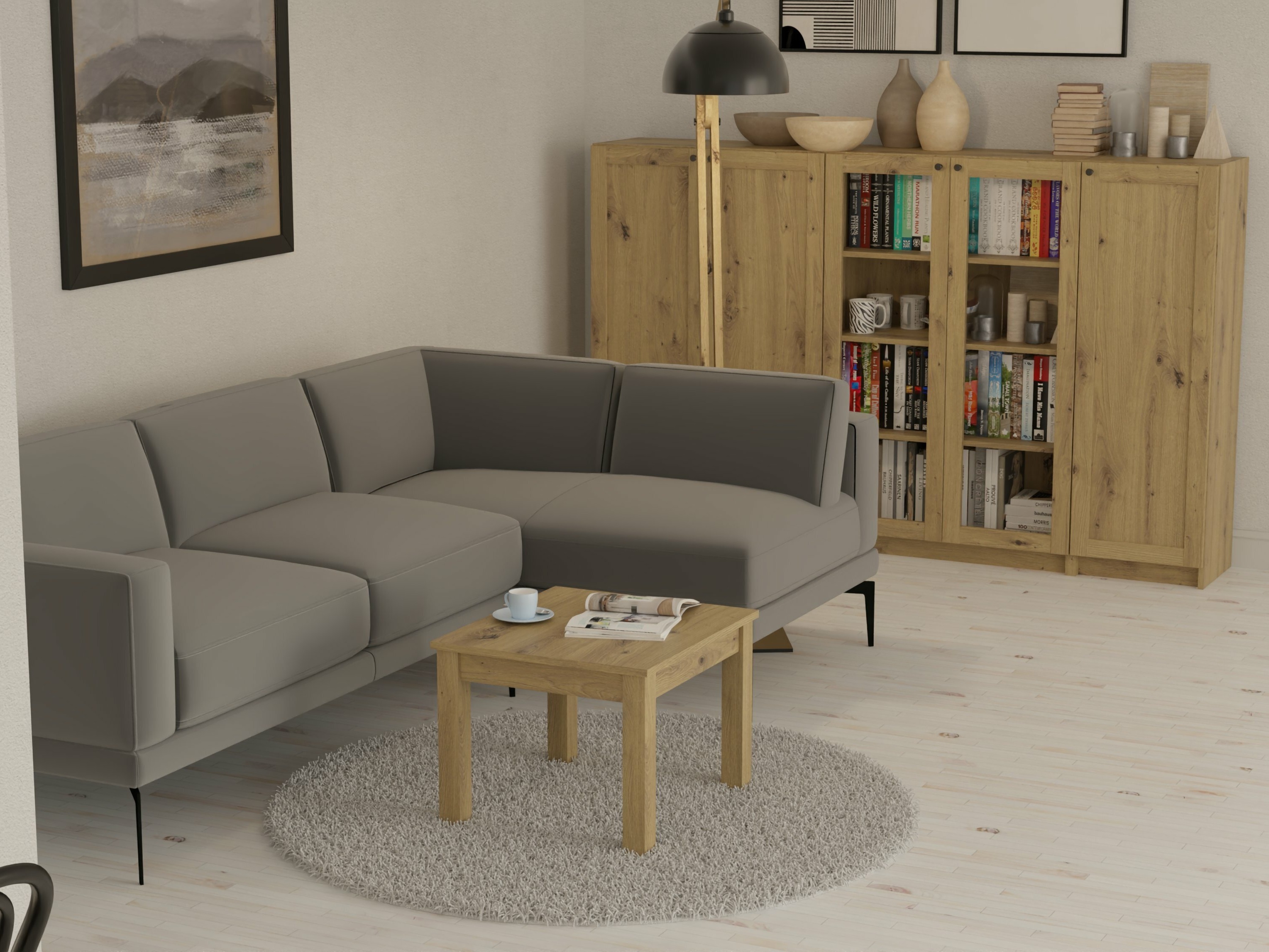 Dohányzóasztal Bristol 225 (Artisan tölgy)