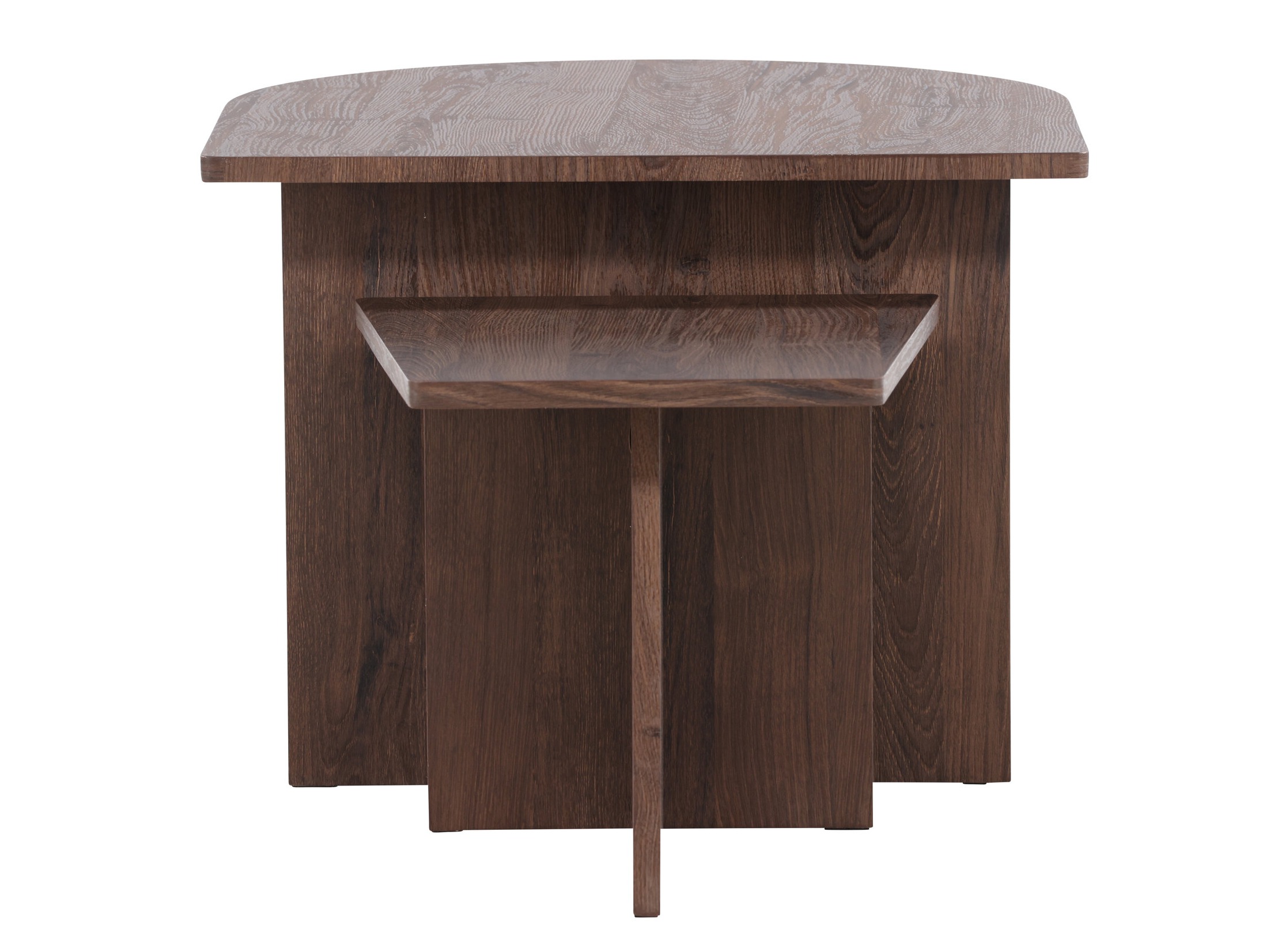 Dohányzóasztal szett Dallas 4880 (Sötét barna)