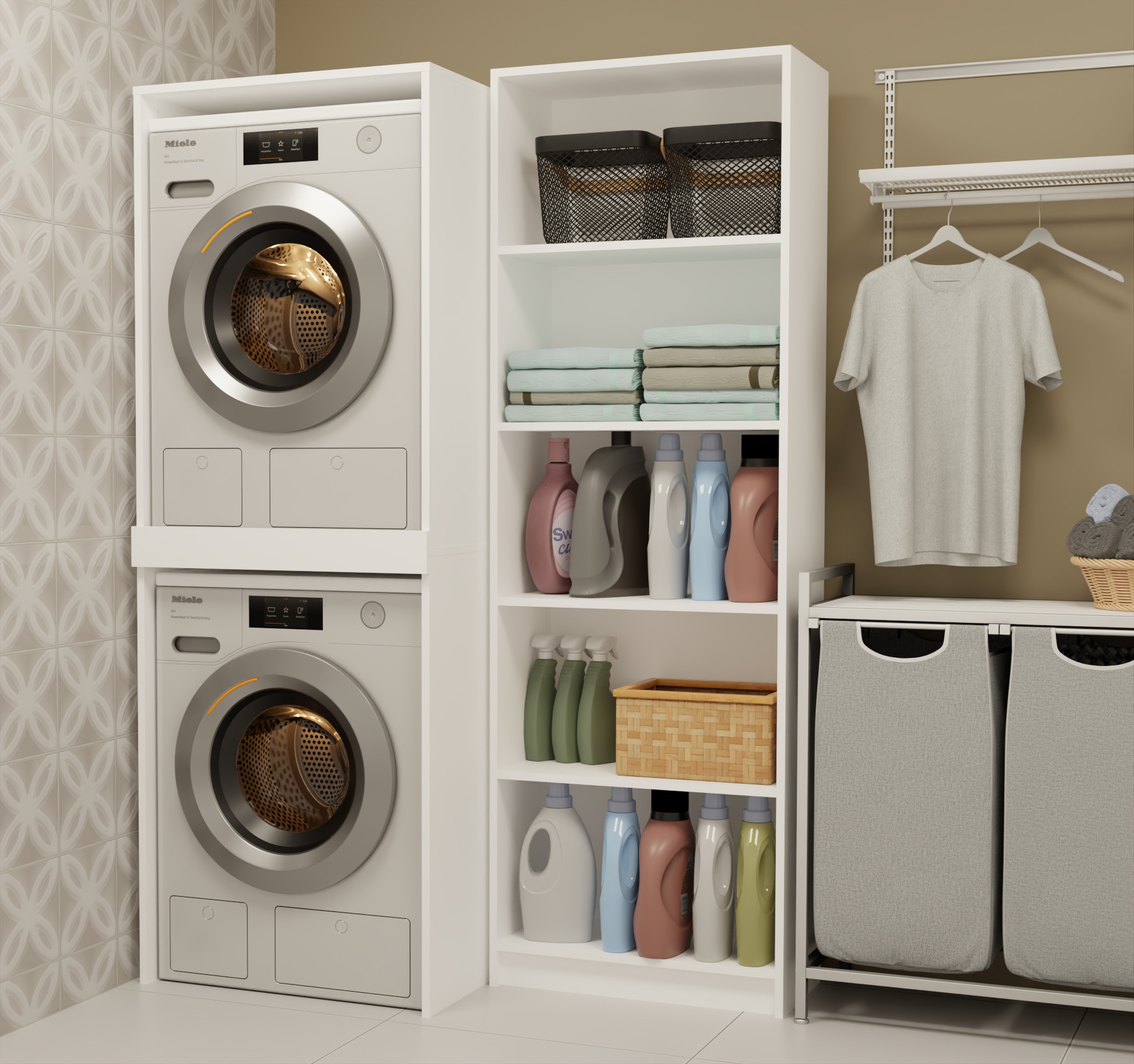 Fürdőszoba polc Balelbo 108 (Fehér)