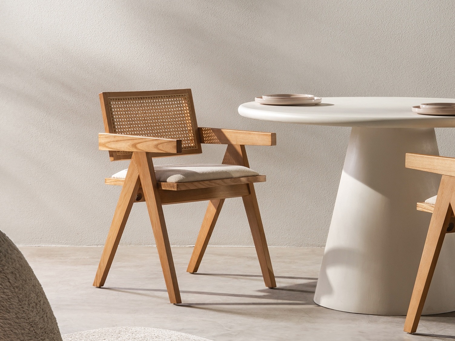 Szék Burleson 348 (Világos fa + Világos bézs)