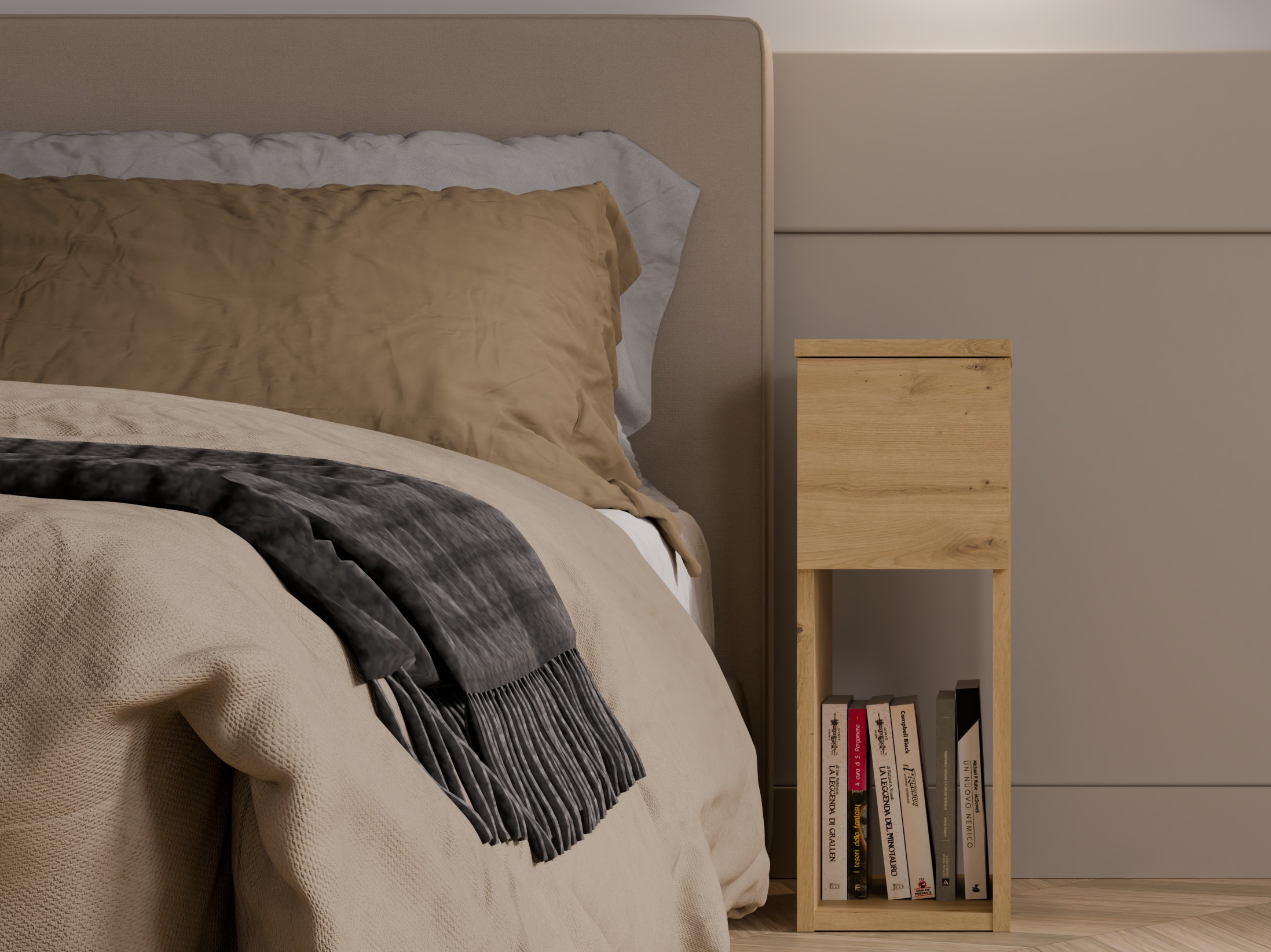 Éjjeliszekrény Mandeville 304 (Artisan tölgy)