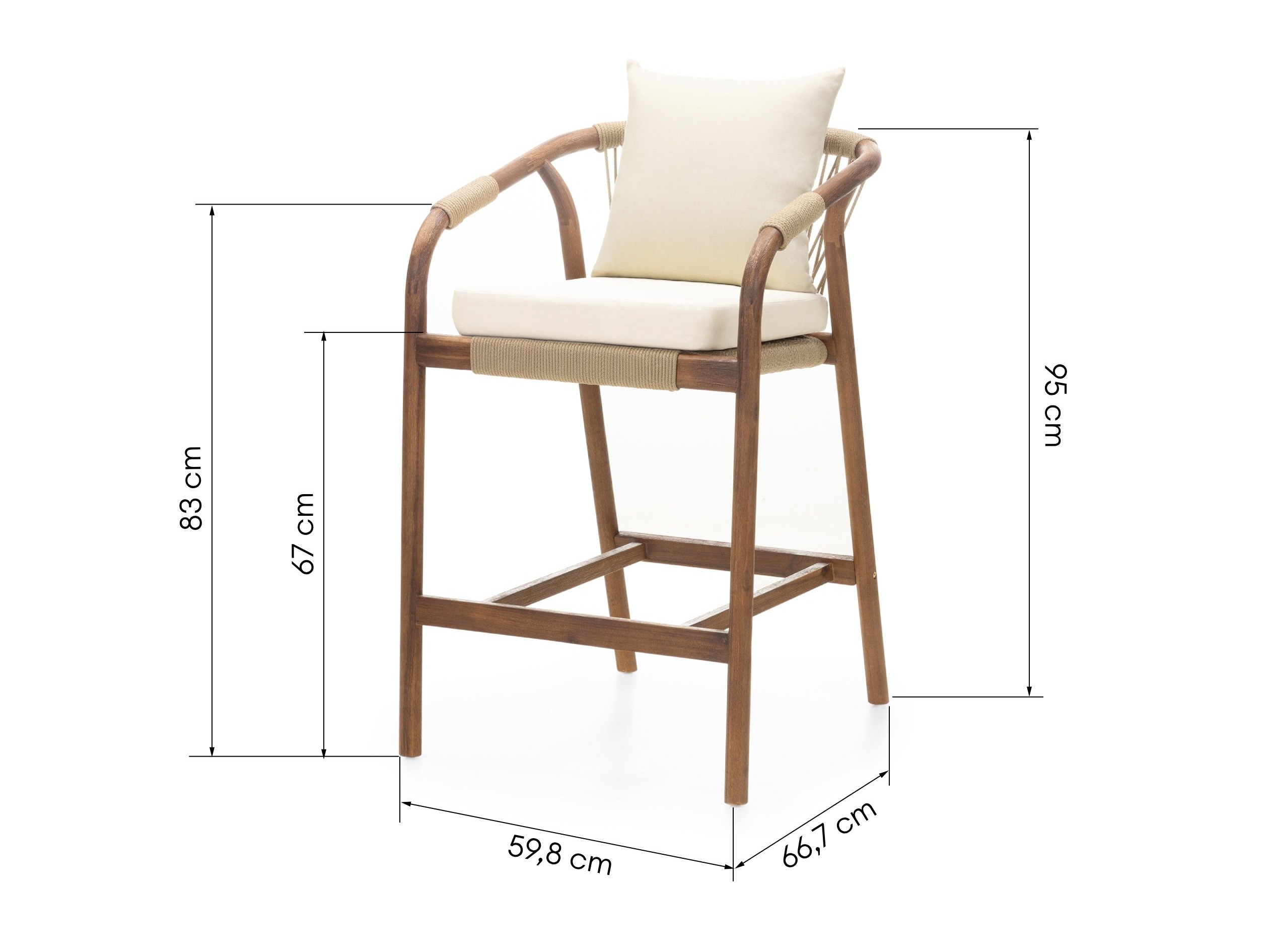 Kerti bárszék Burleson 358