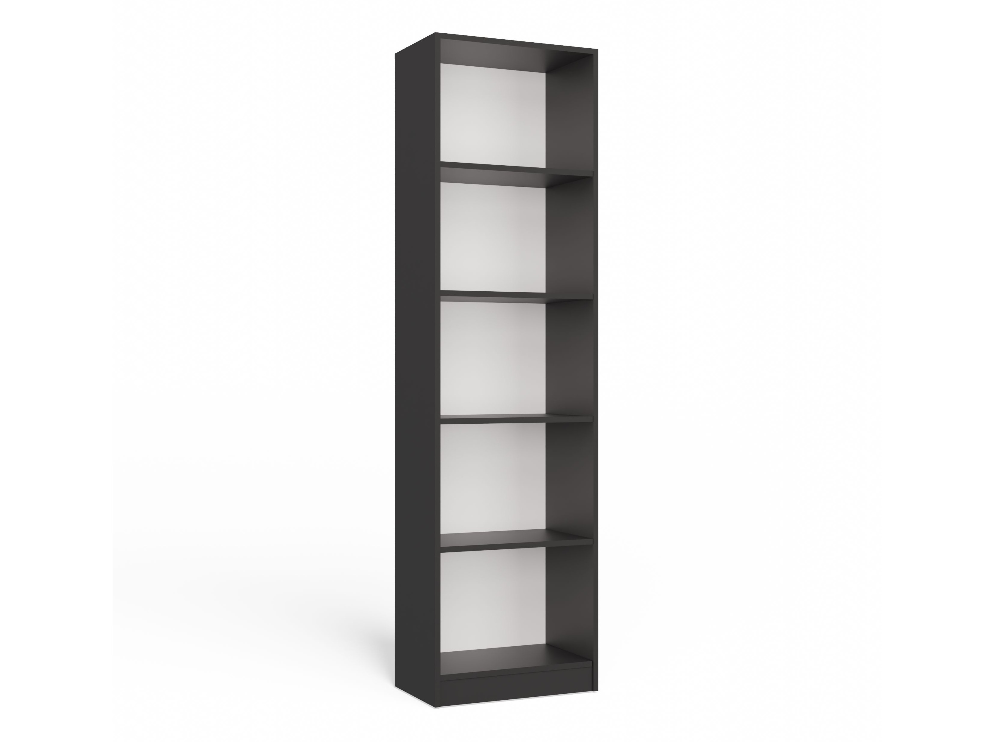 Könyvespolc Mandeville 188 (Antracit + Fehér)