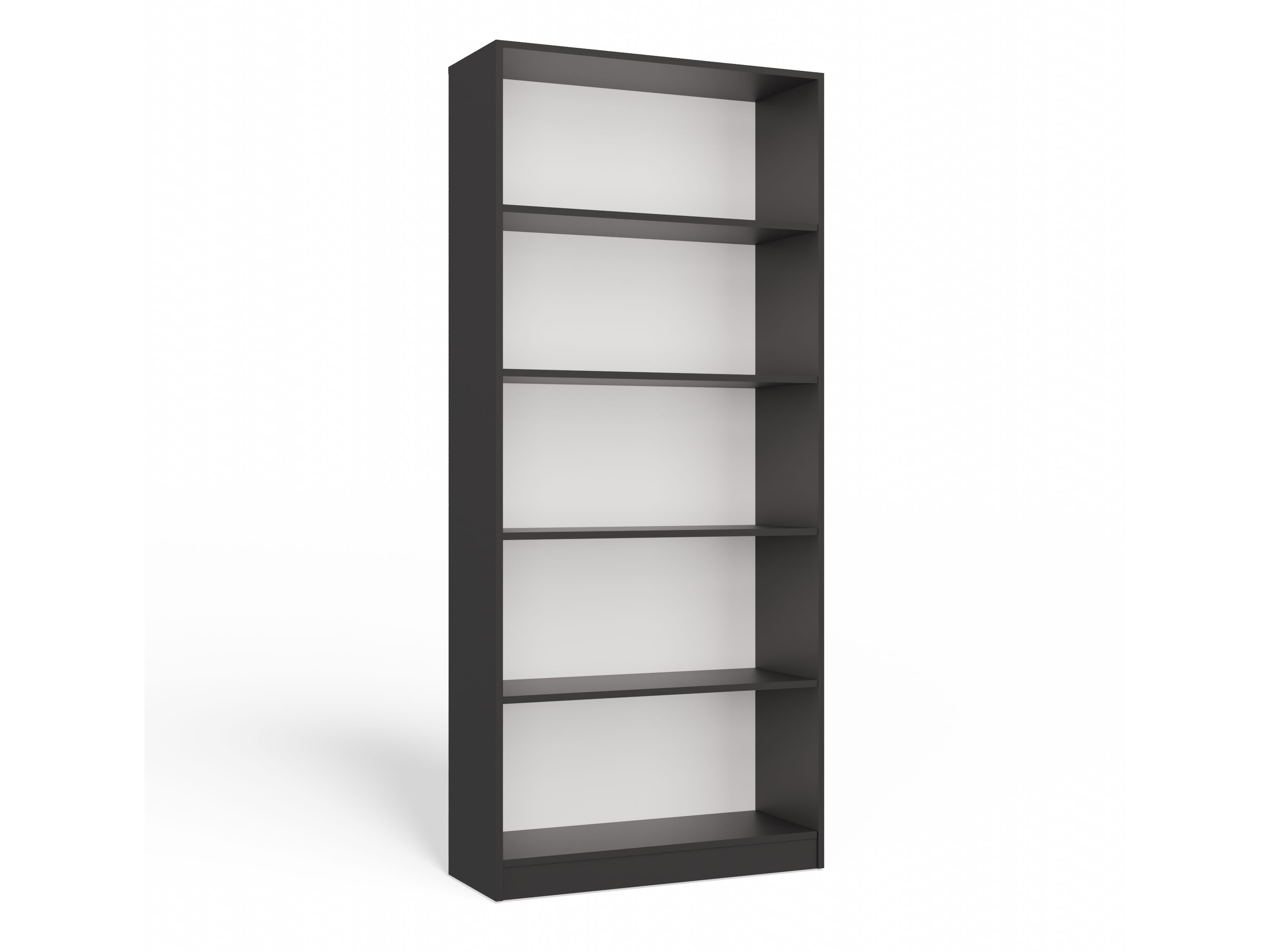 Könyvespolc Mandeville 253 (Antracit + Fehér)