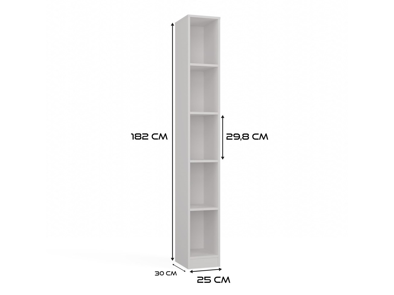 Könyvespolc Mandeville 308