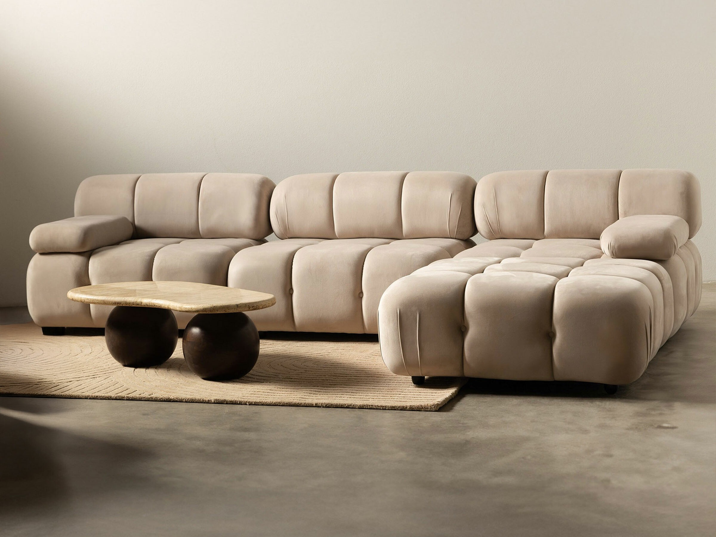 Moduláris fotelek Tenmeri 100 (Bézs)