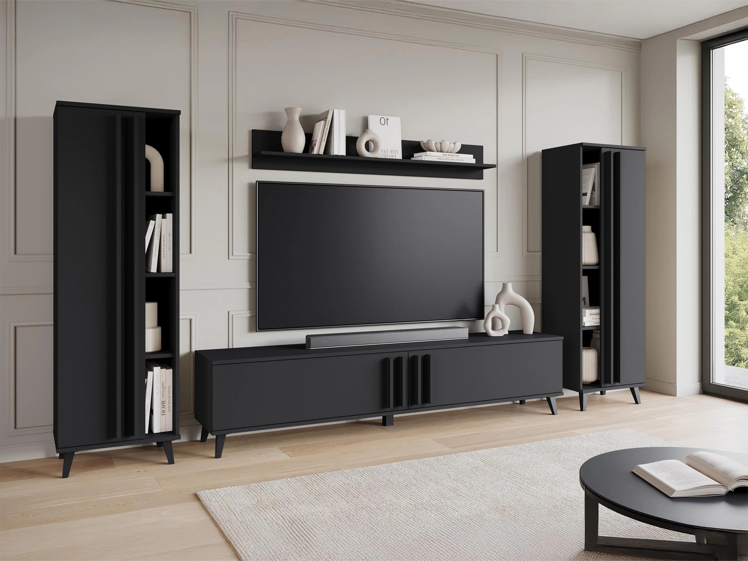 Nappali szett Facetor (Grafit)