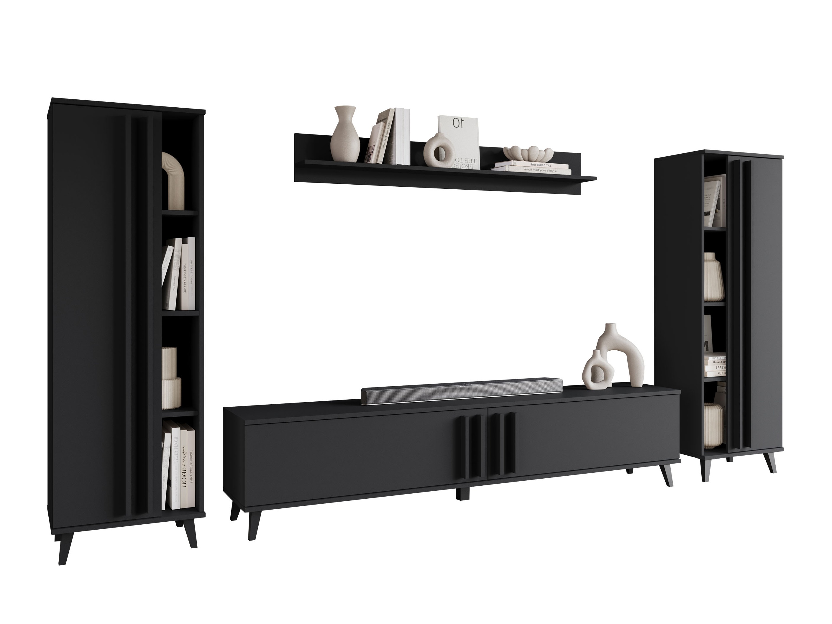 Nappali szett Facetor (Grafit)