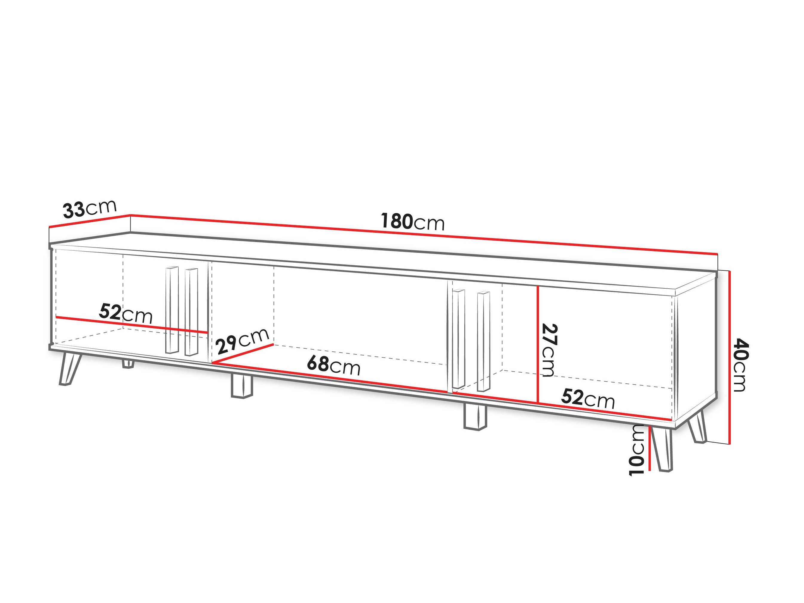 TV-állvány Temora 101 (Artisan tölgy + Grafit)