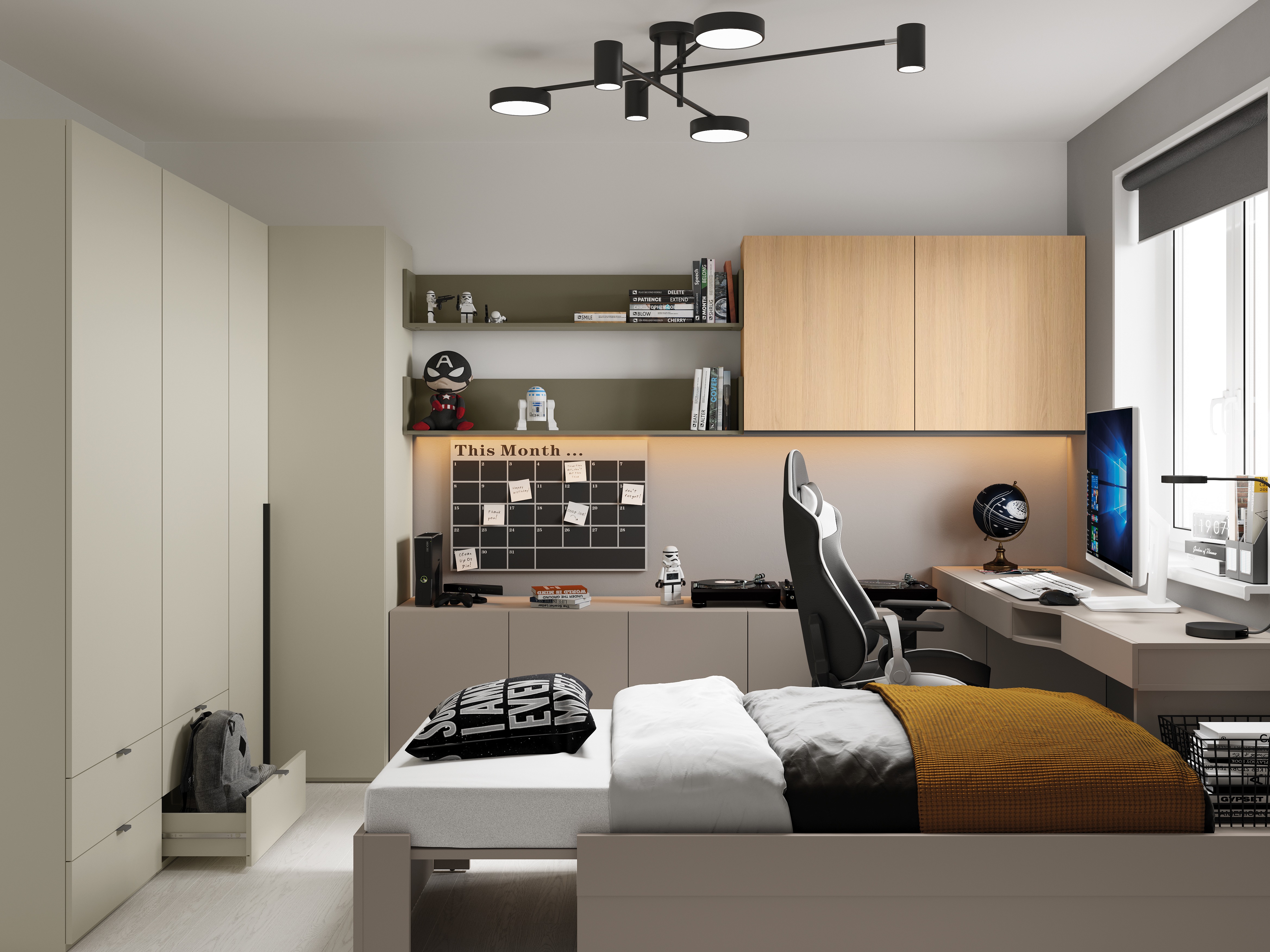 Fali polc Evareve 109 (Zöld)