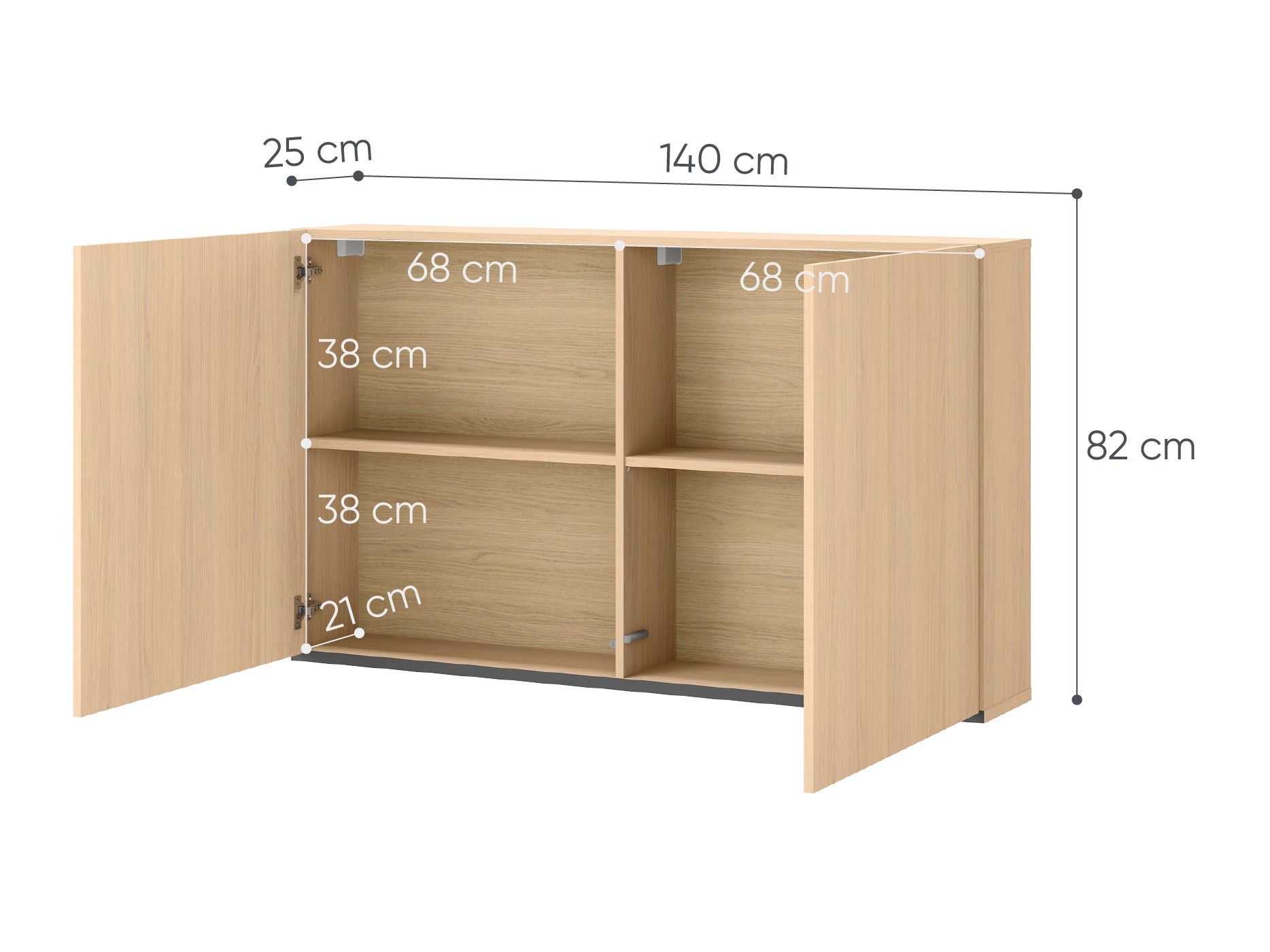 Fali szekrény Evareve 108