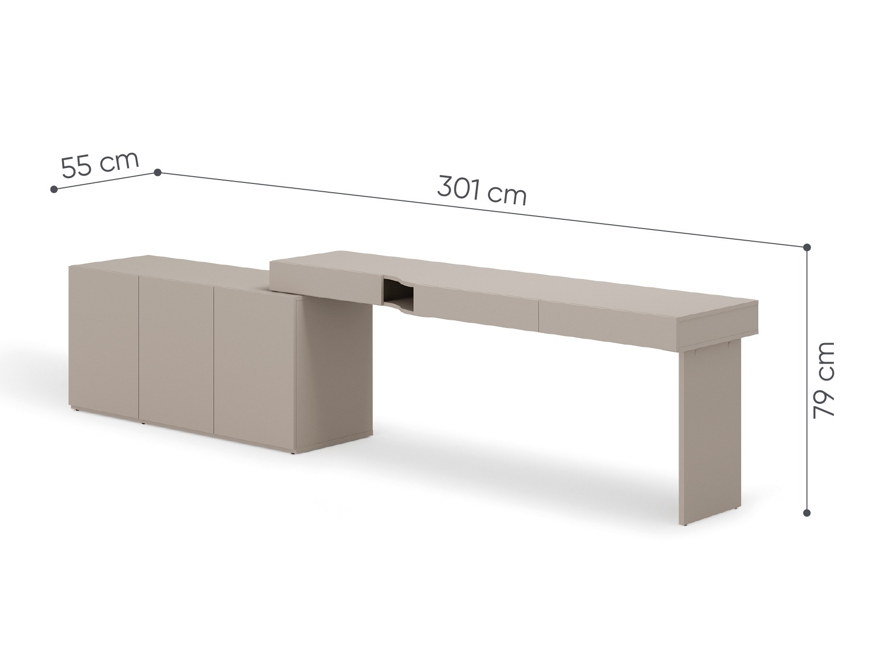 Íróasztal Evareve 111 (Jobb)