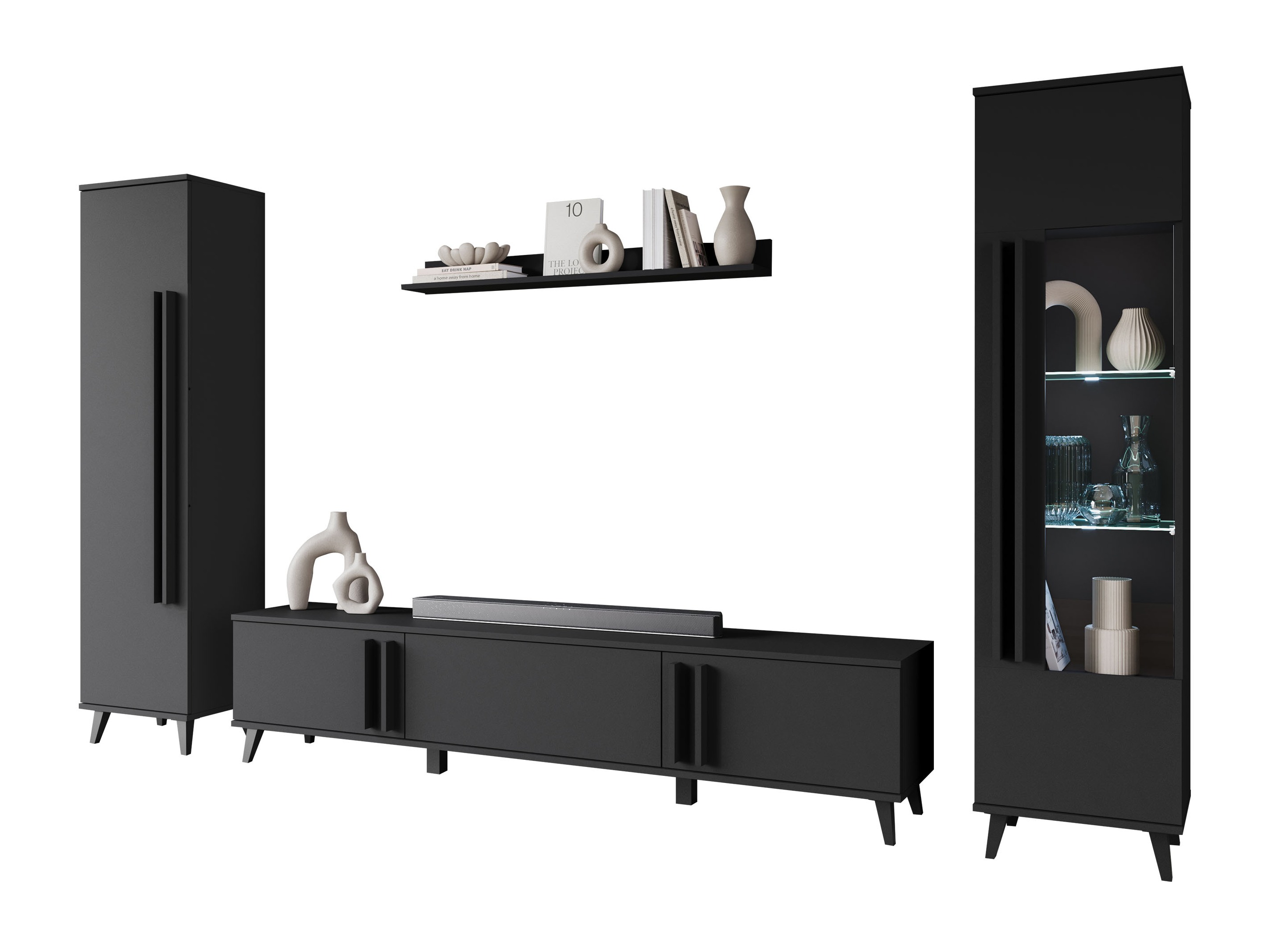 Nappali szett Facetor II (Grafit)