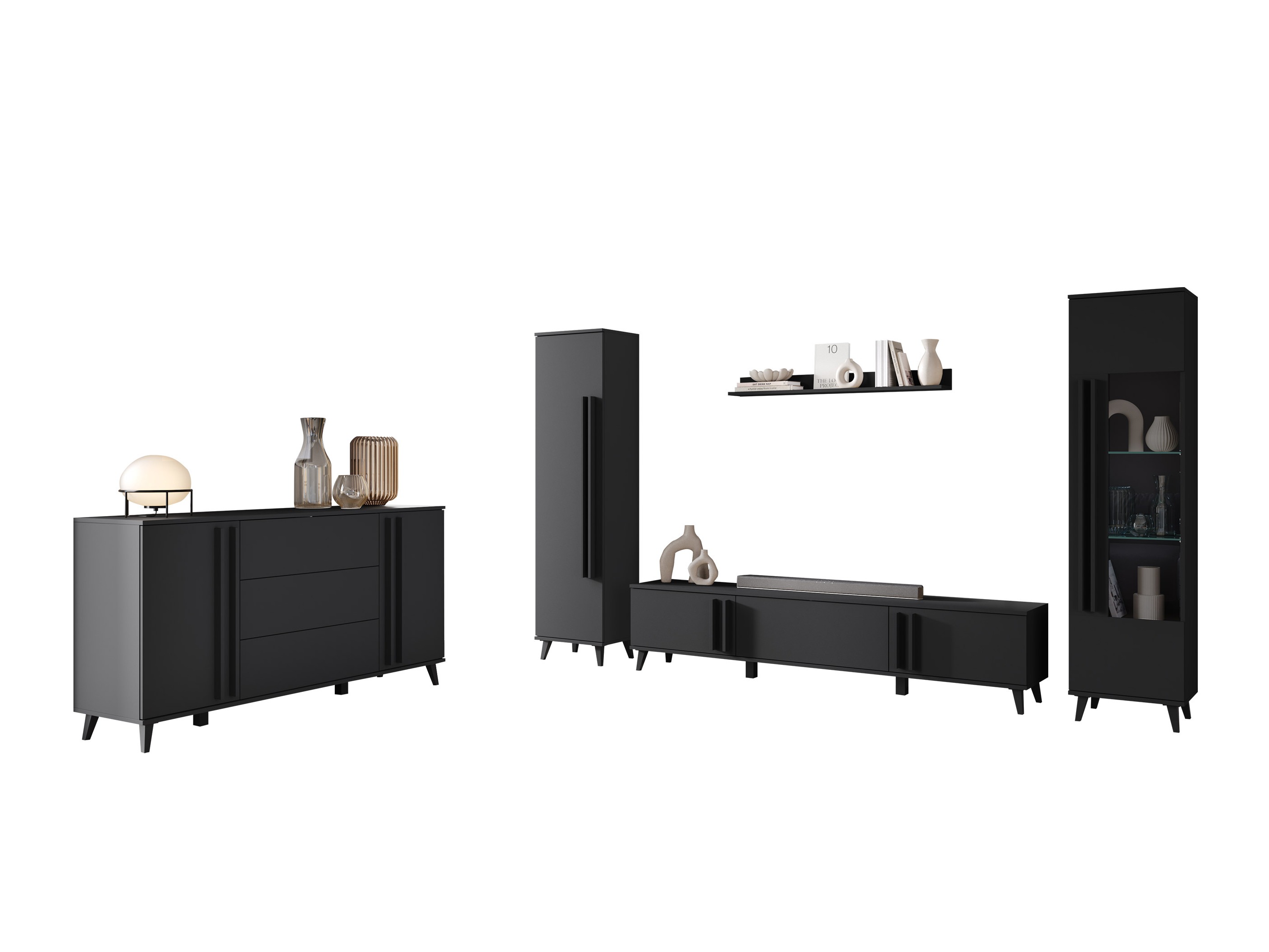 Nappali szett Facetor IV (Grafit)