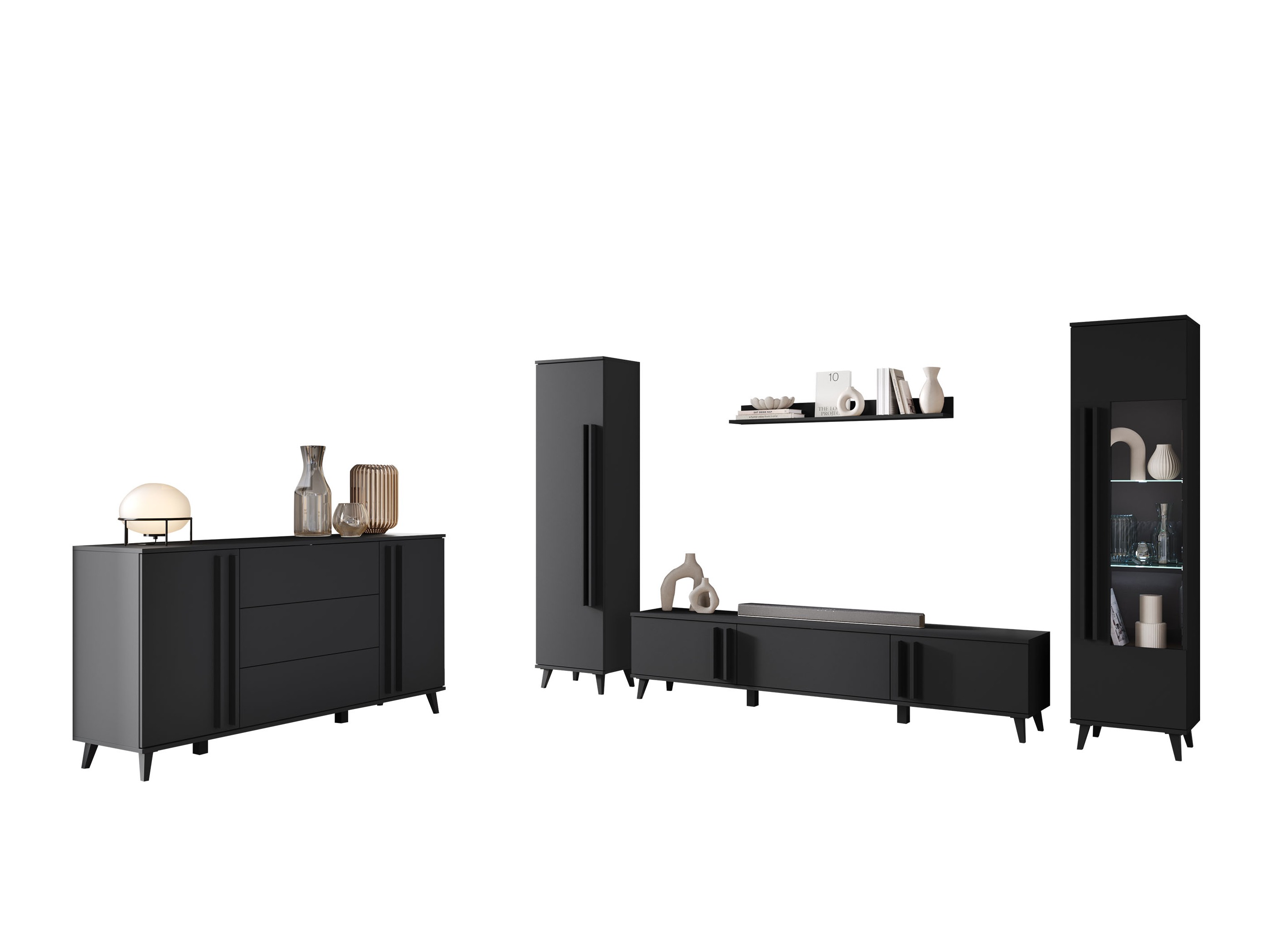 Nappali szett Facetor IV (Grafit)