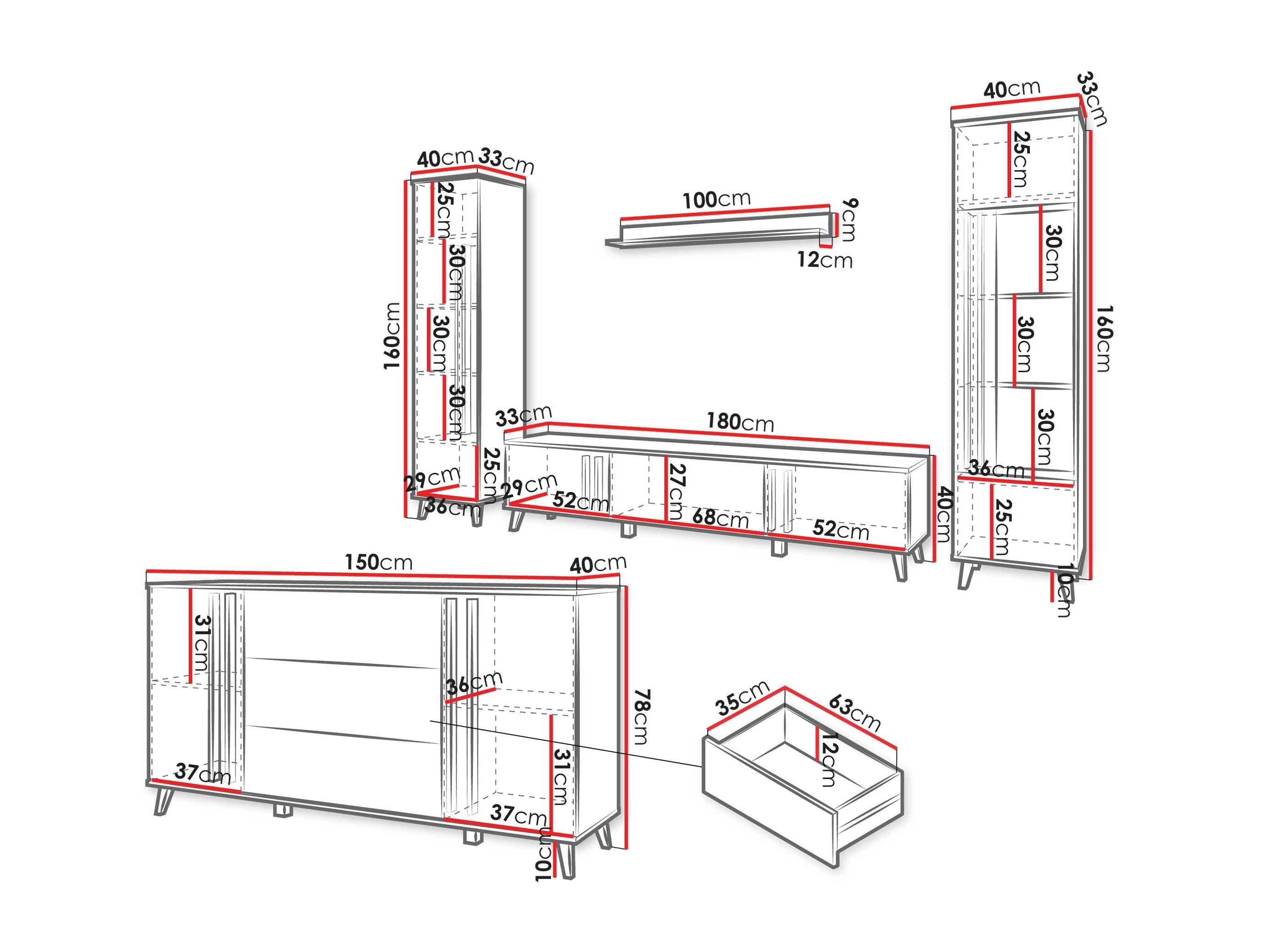 Nappali szett Temora 105 (Congo)