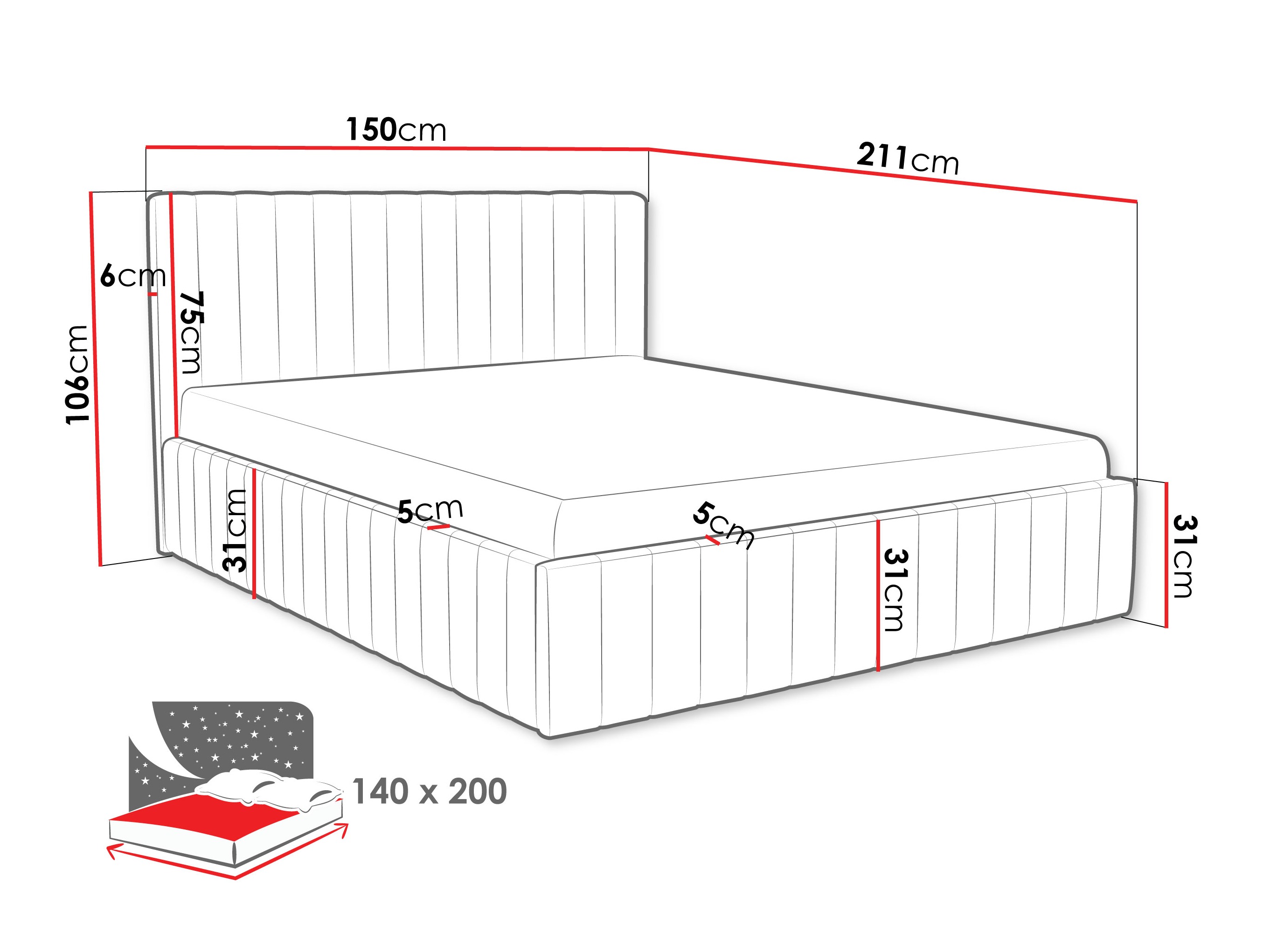 Ágy Baltimore 202 (Fresh 4)