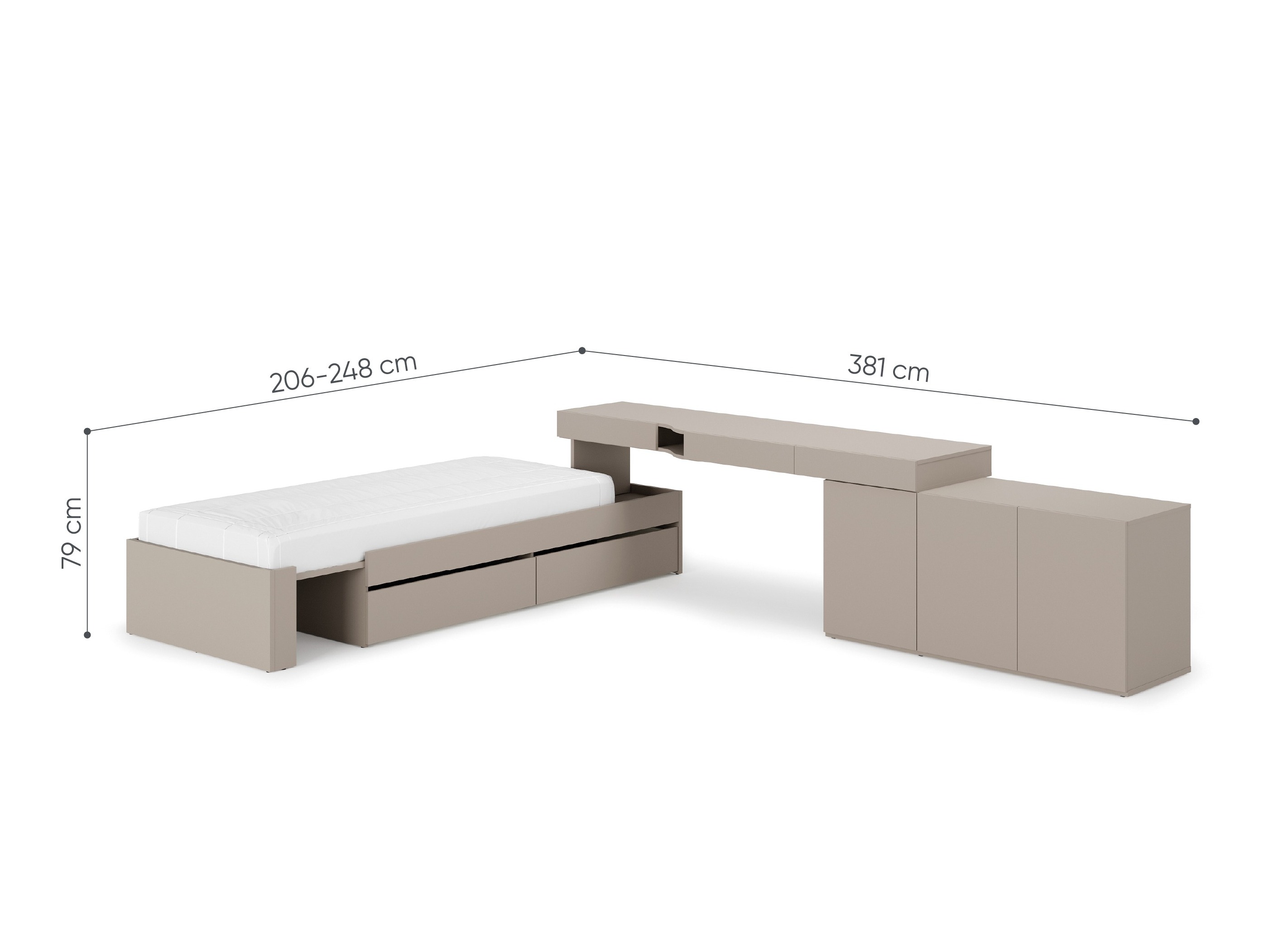 Bútorkészlet Evareve 113 (Jobb)