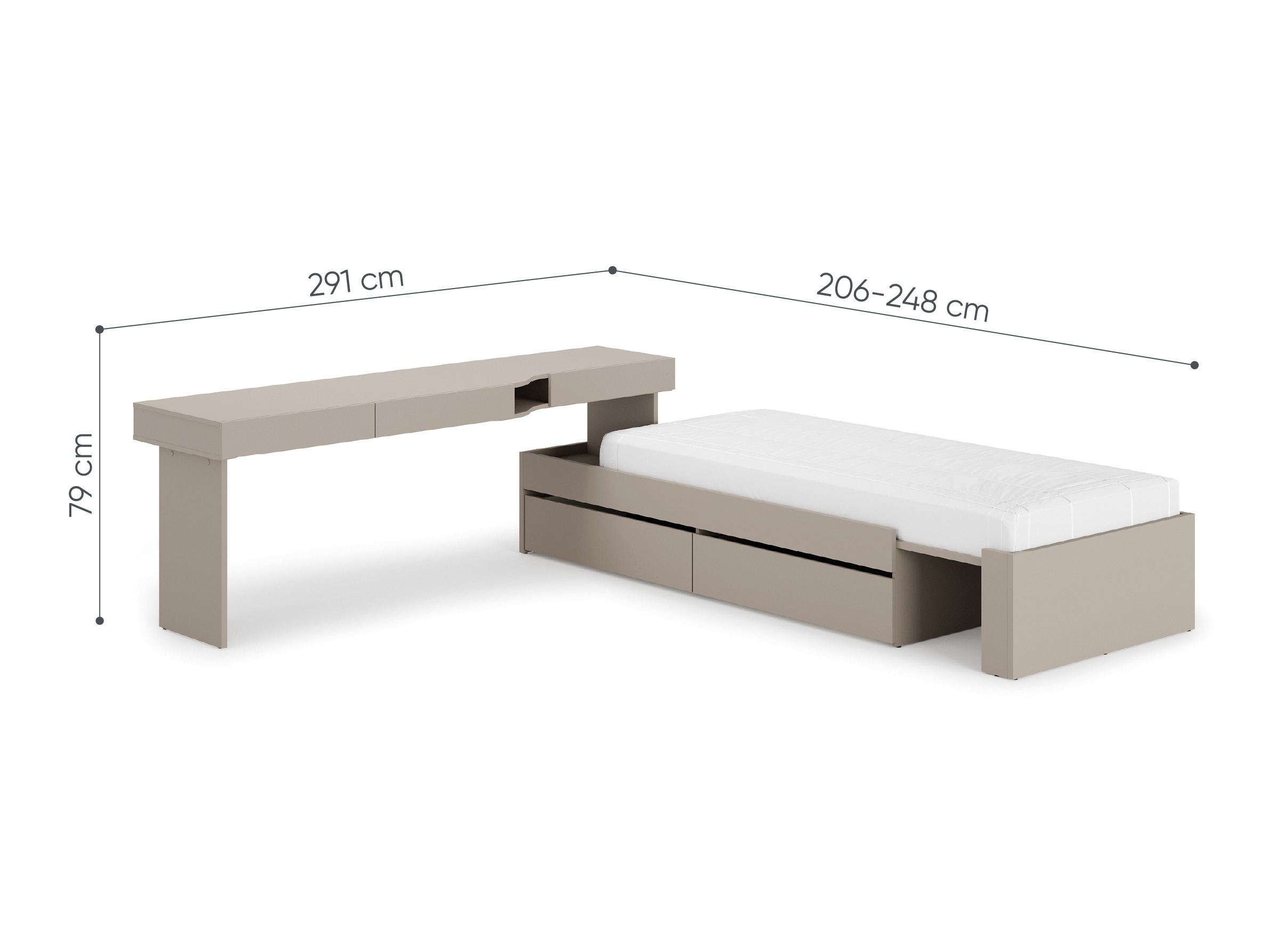 Bútorkészlet Evareve 117 (Bal)