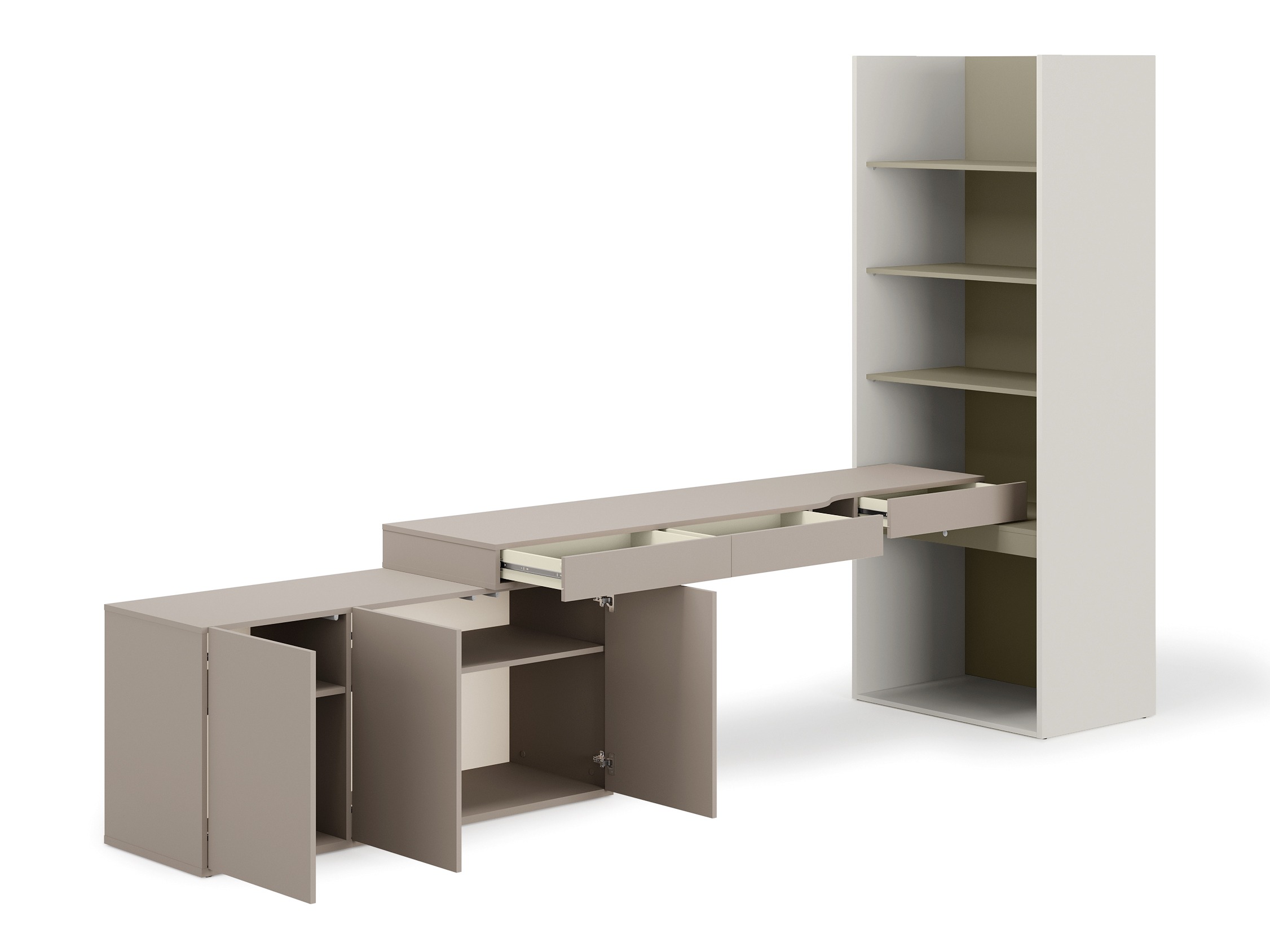 Otthoni iroda készlet Evareve 118 (Szürke + Zöld)