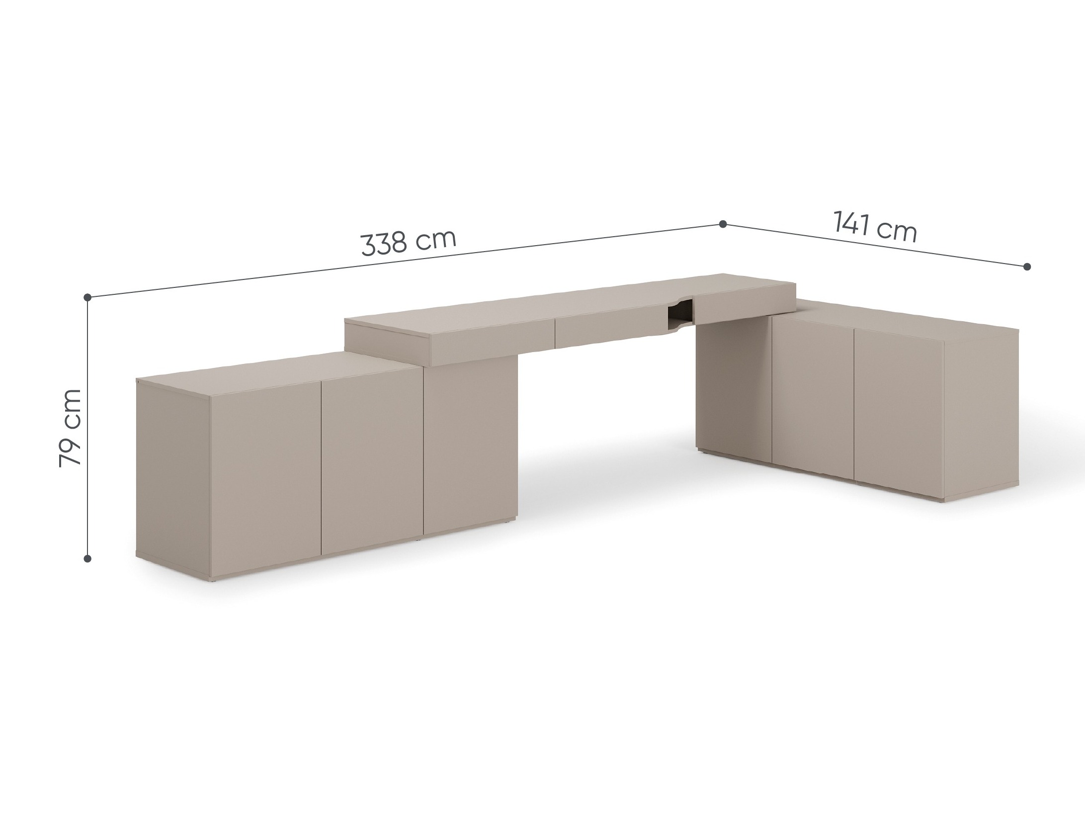 Sarok íróasztal Evareve 115 (Bal)