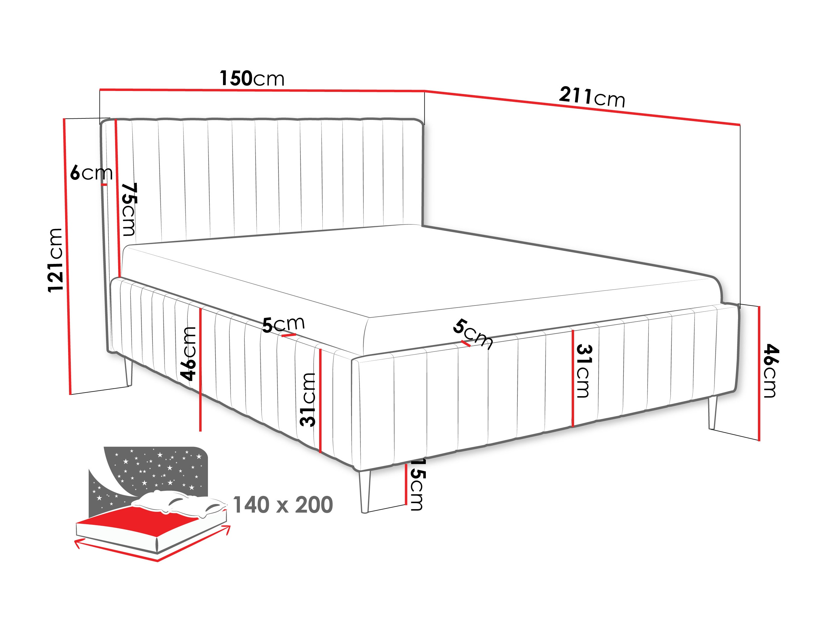 Ágy Baltimore 203 (Fresh 1)