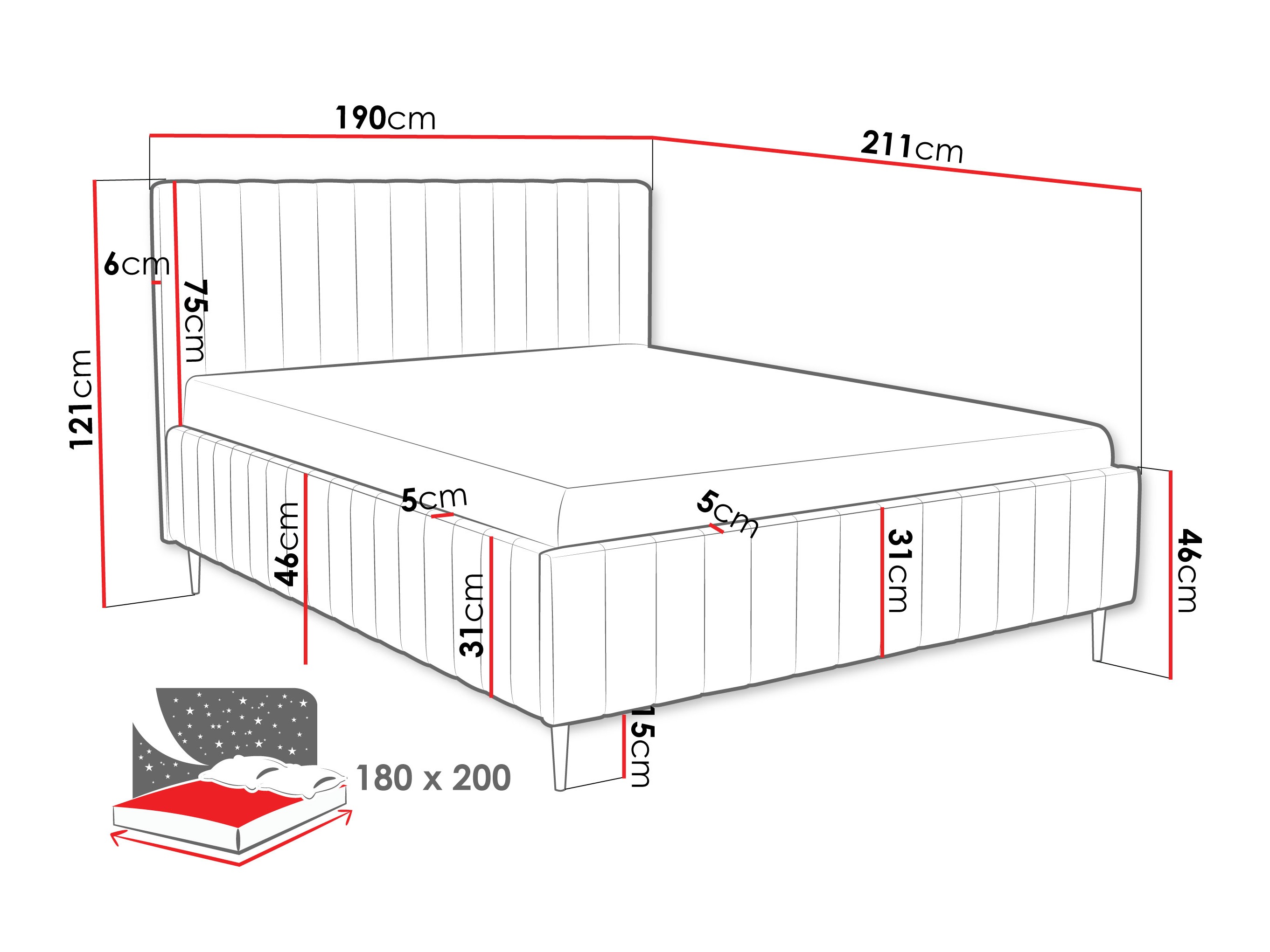 Ágy Baltimore 203 (Fresh 1)