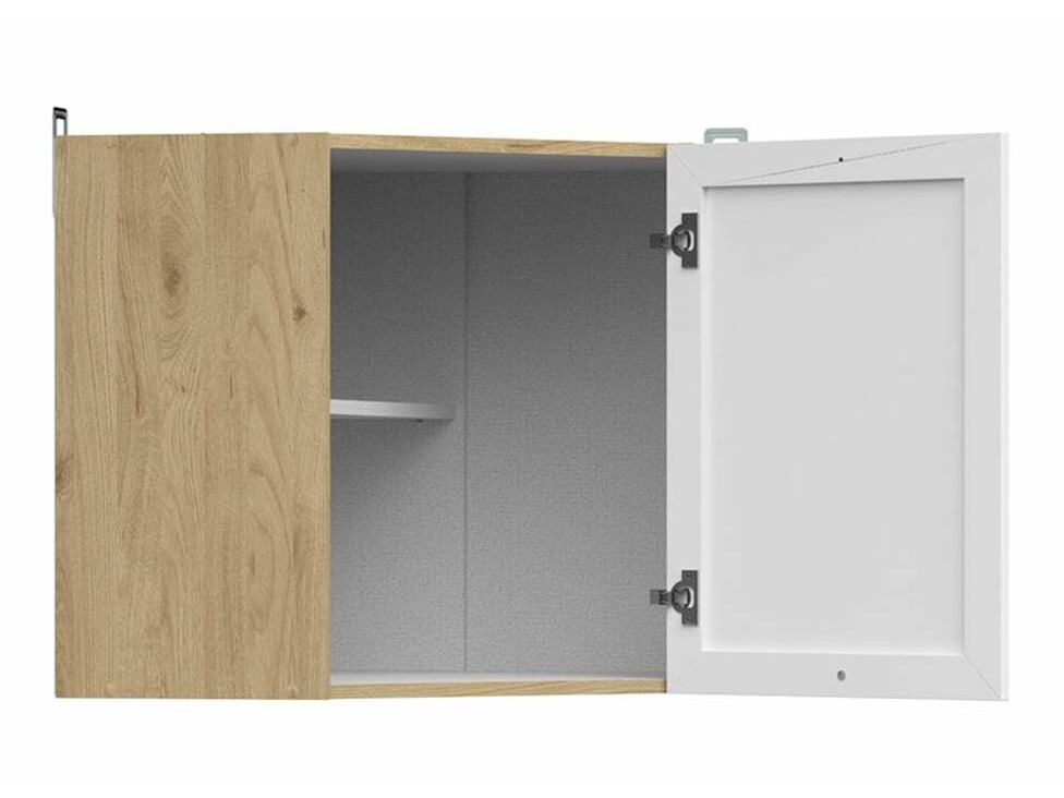 Moduláris fali sarokszekrény Classic White Oak 101