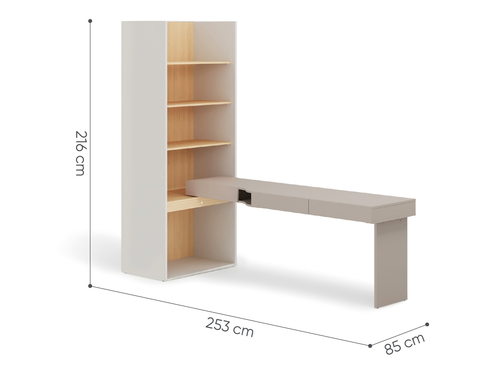 Otthoni iroda készlet Evareve 120 (Jobb)