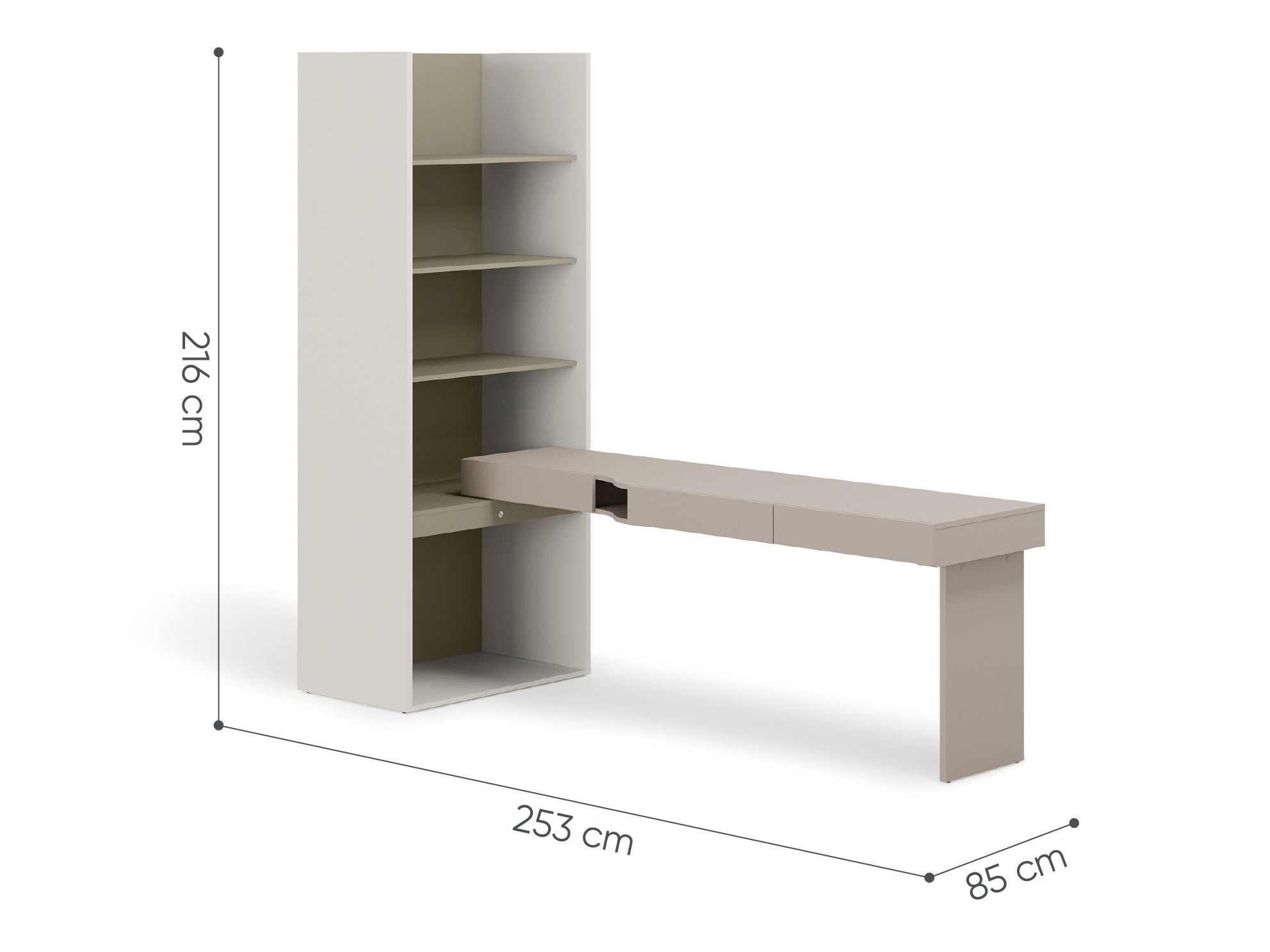 Otthoni iroda készlet Evareve 120 (Jobb)