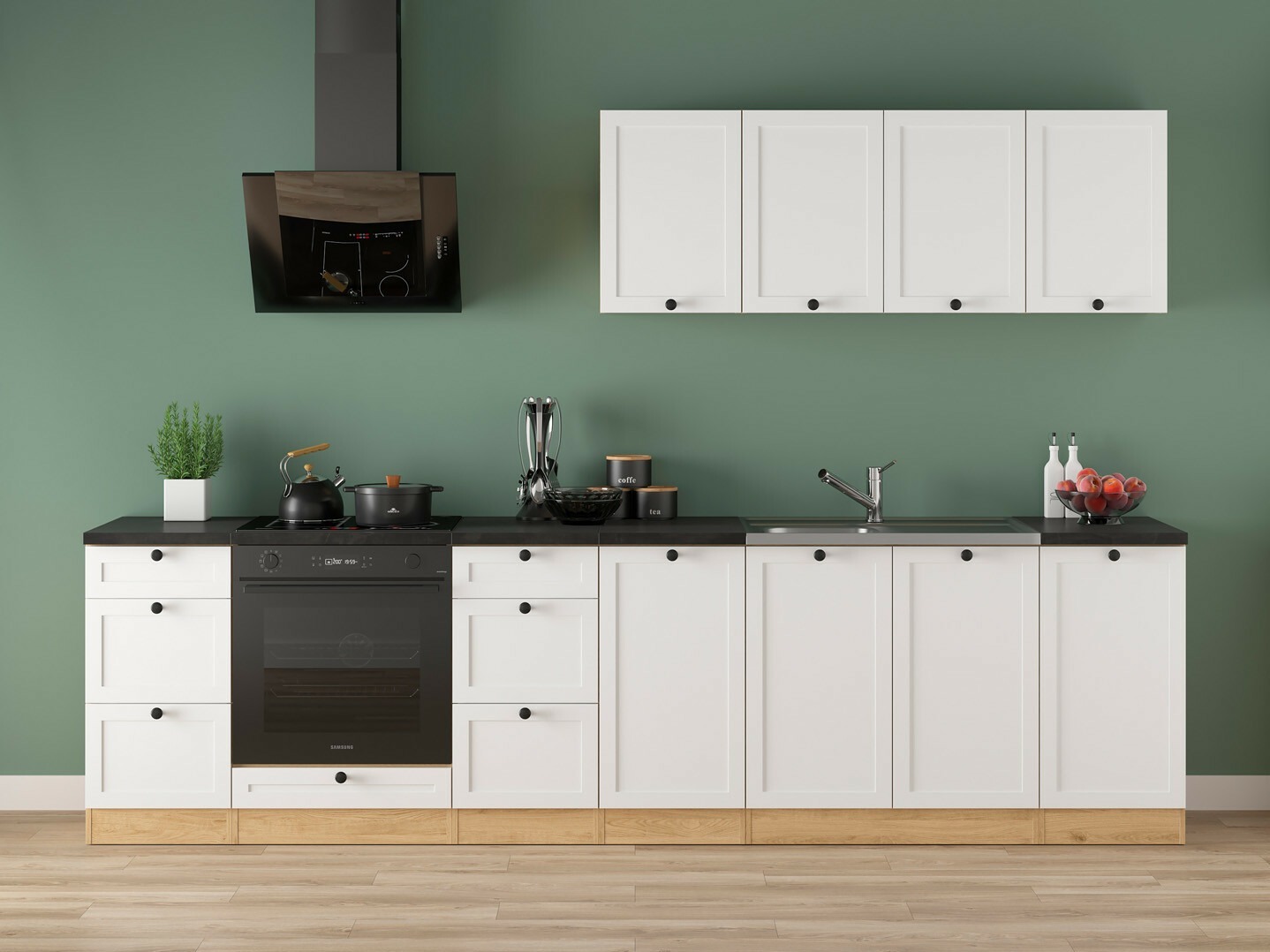 Moduláris konyha szett Classic White Oak 123