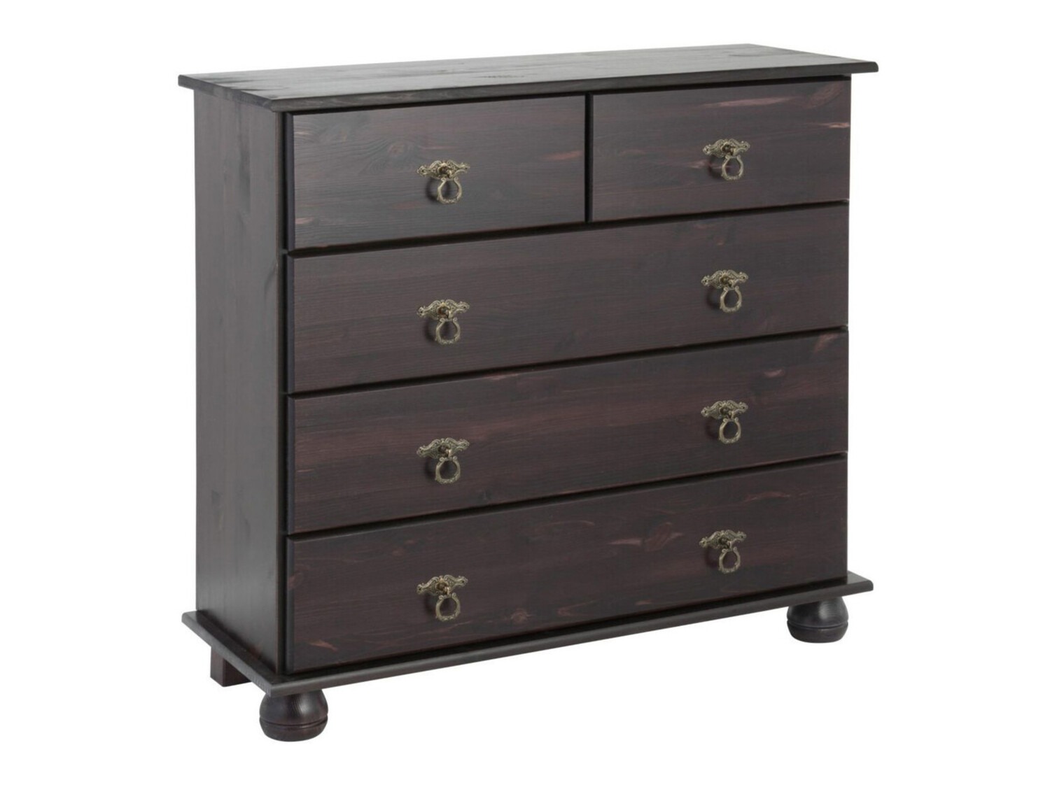 Komód Nolcore 102 (Sötét barna)