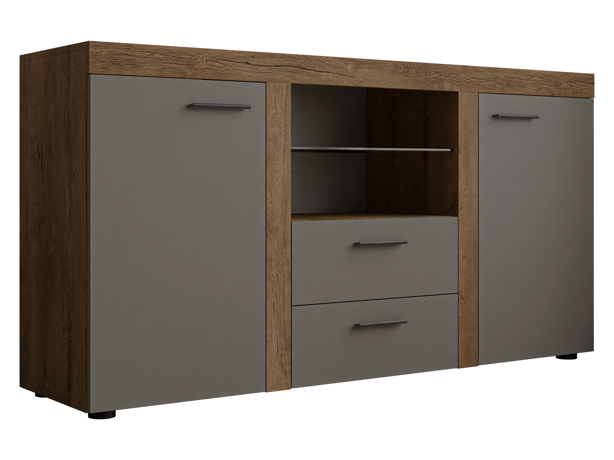 Komód Tucson 104 (Lefkas tölgy + Grafit)