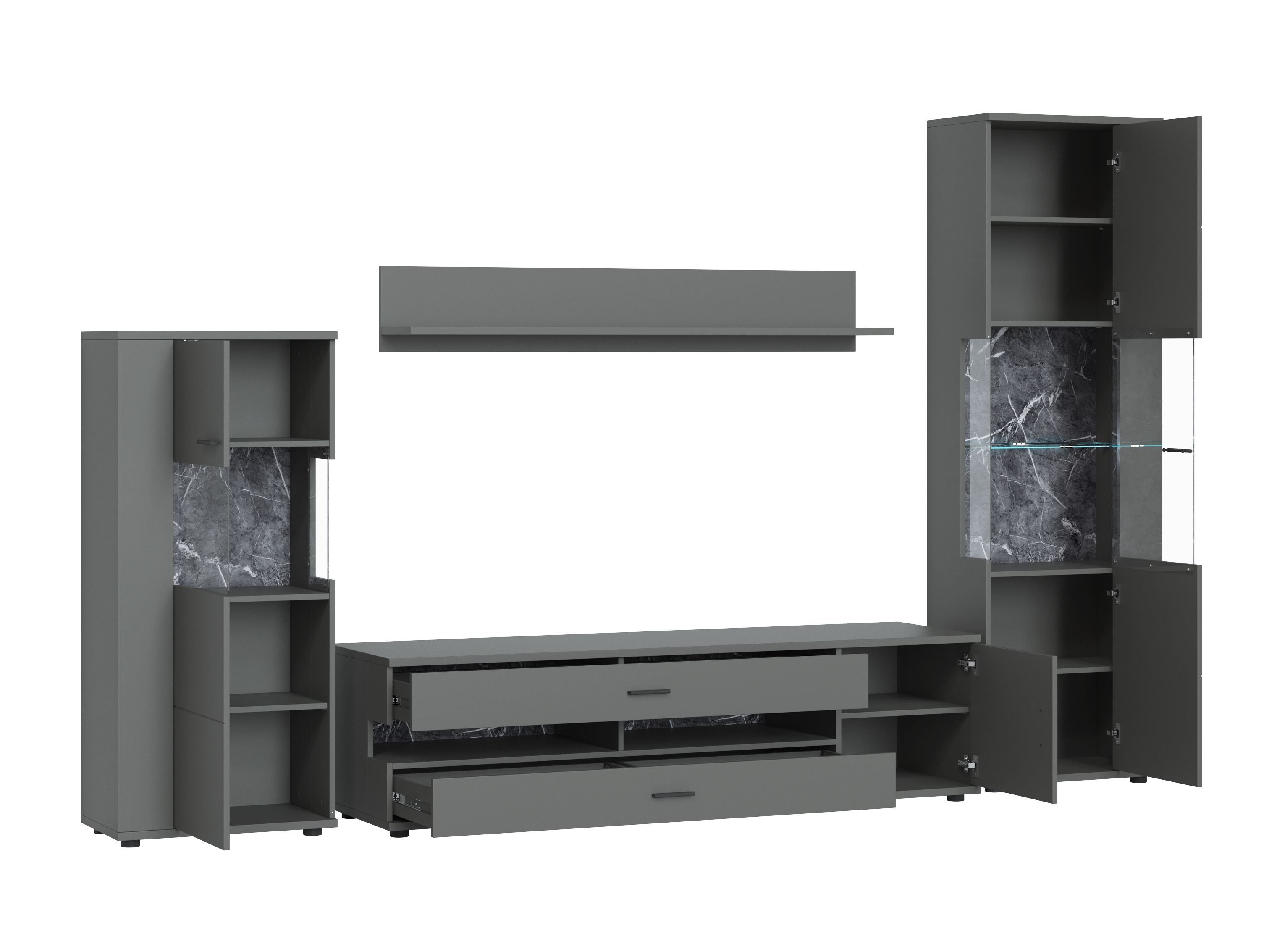 Nappali szett Ontario 161 (Grafit)