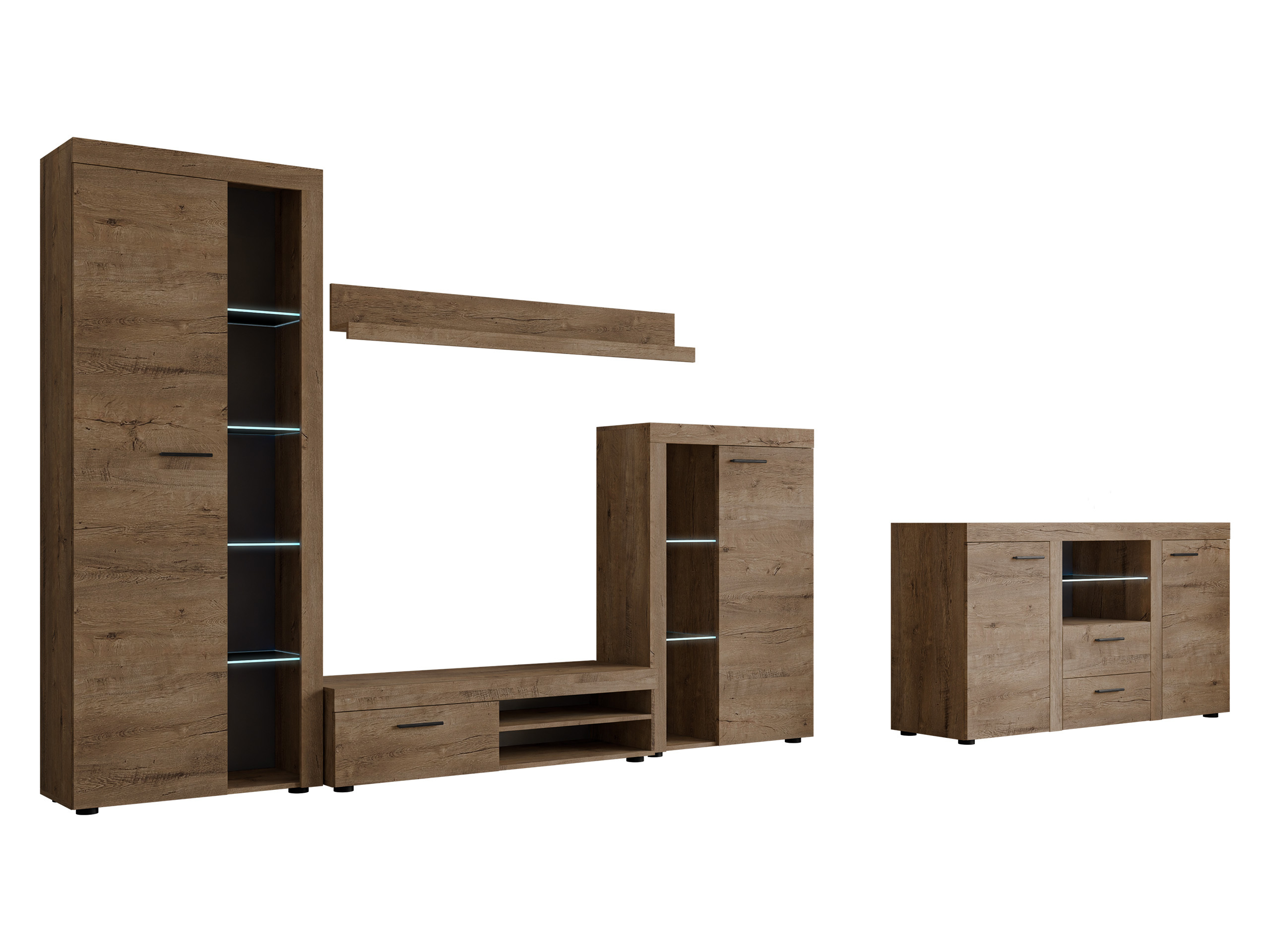 Nappali szett Soca I (Lefkas tölgy)