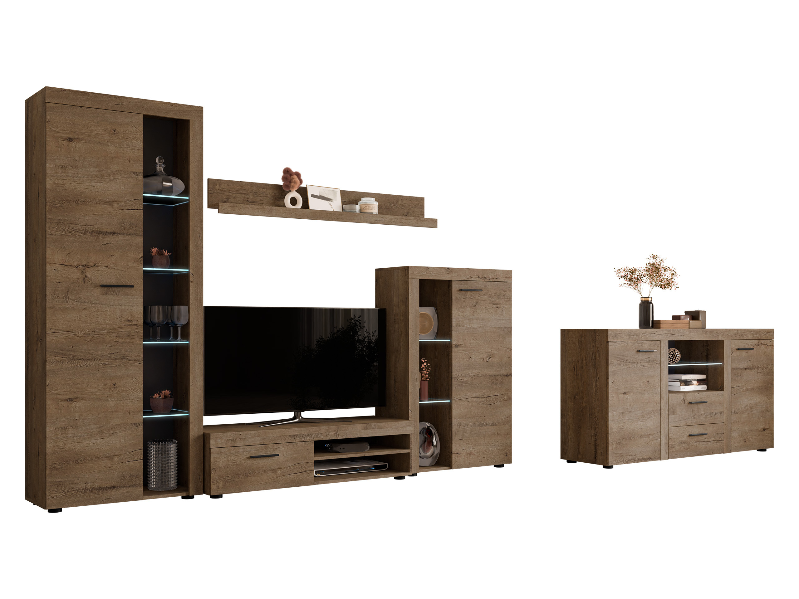 Nappali szett Tucson 106 (Lefkas tölgy)